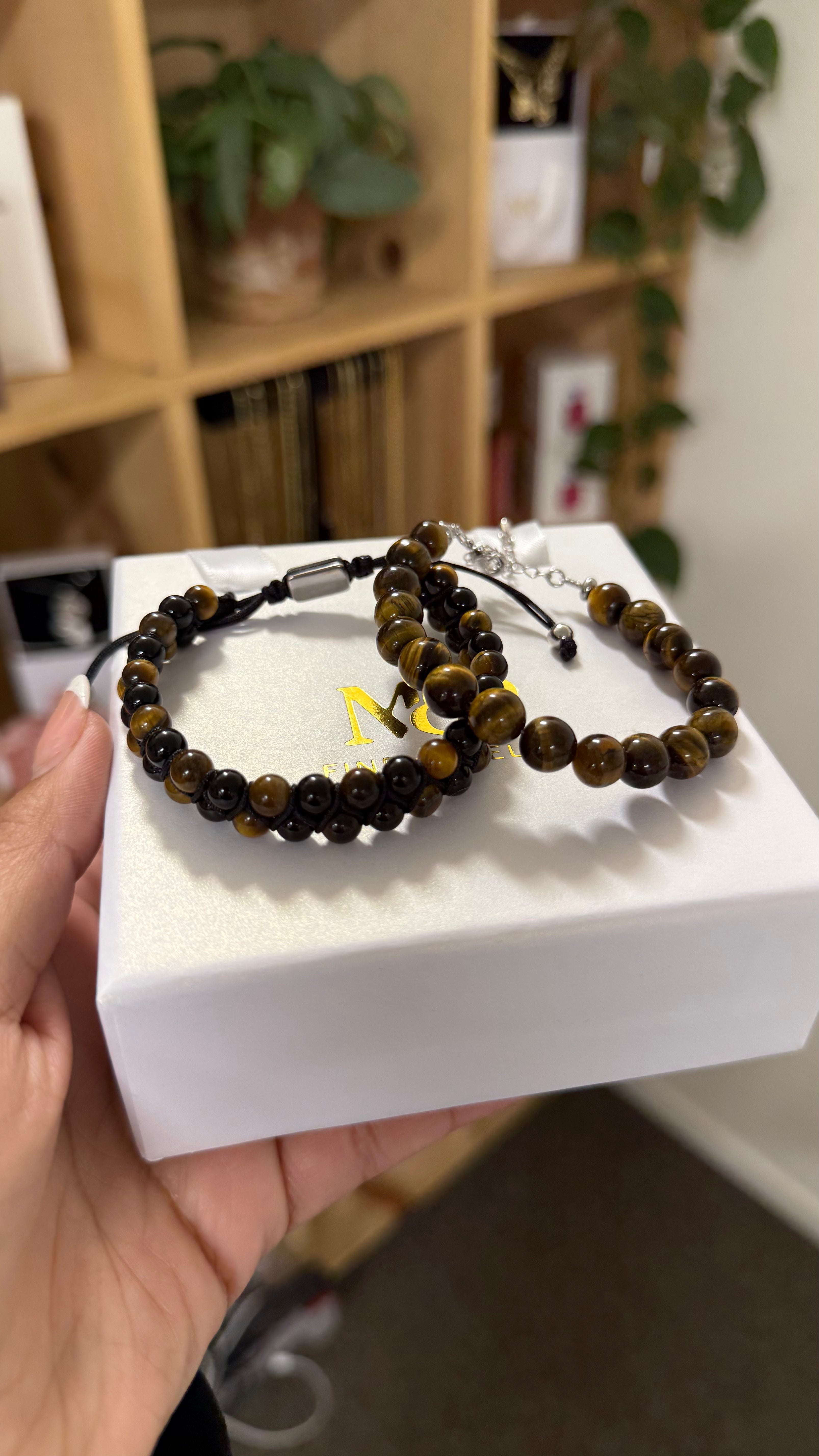 Tiger Eye Couple Bracelets