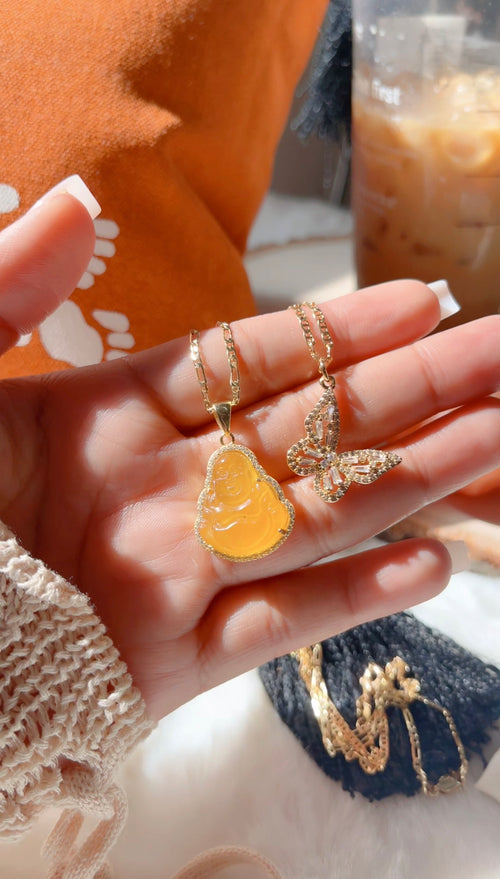 Energetic Buddha Necklace Set