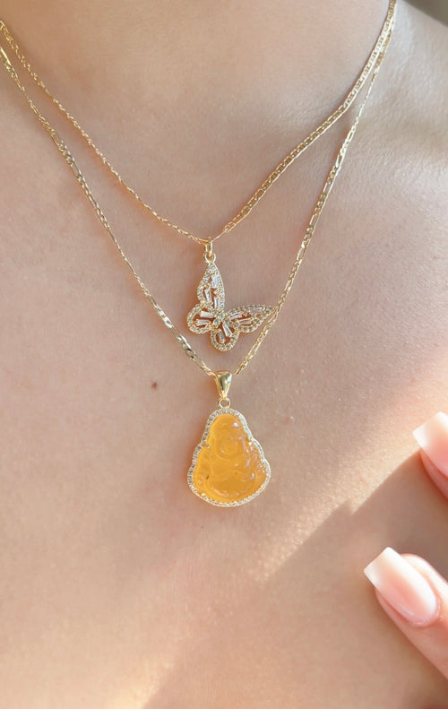 Energetic Buddha Necklace Set