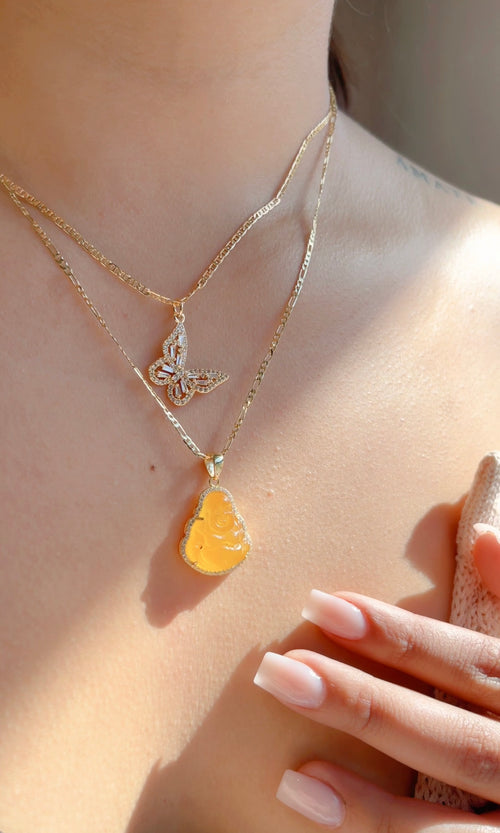 Energetic Buddha Necklace Set