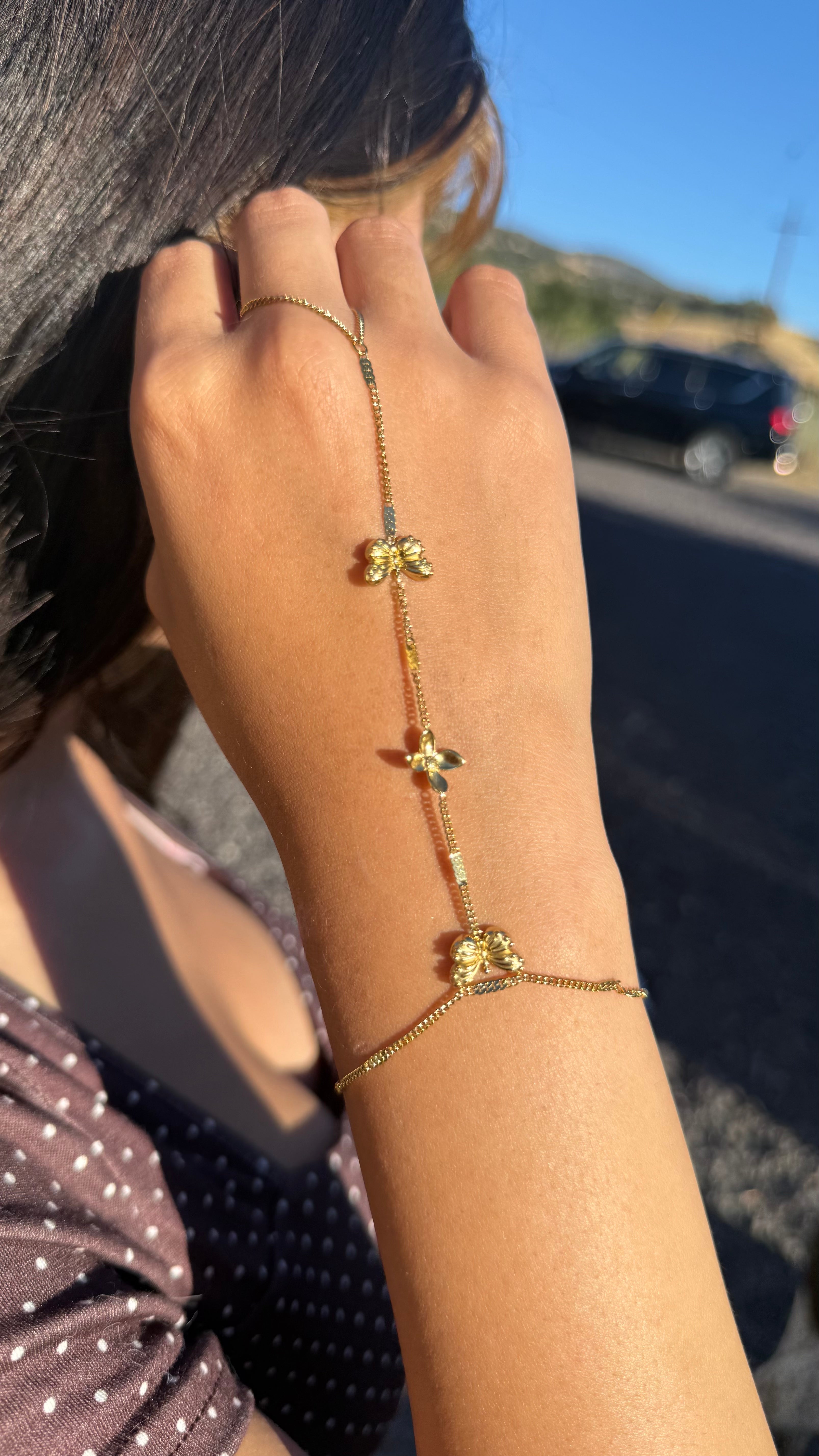 Enchanted Butterfly Hand Chain