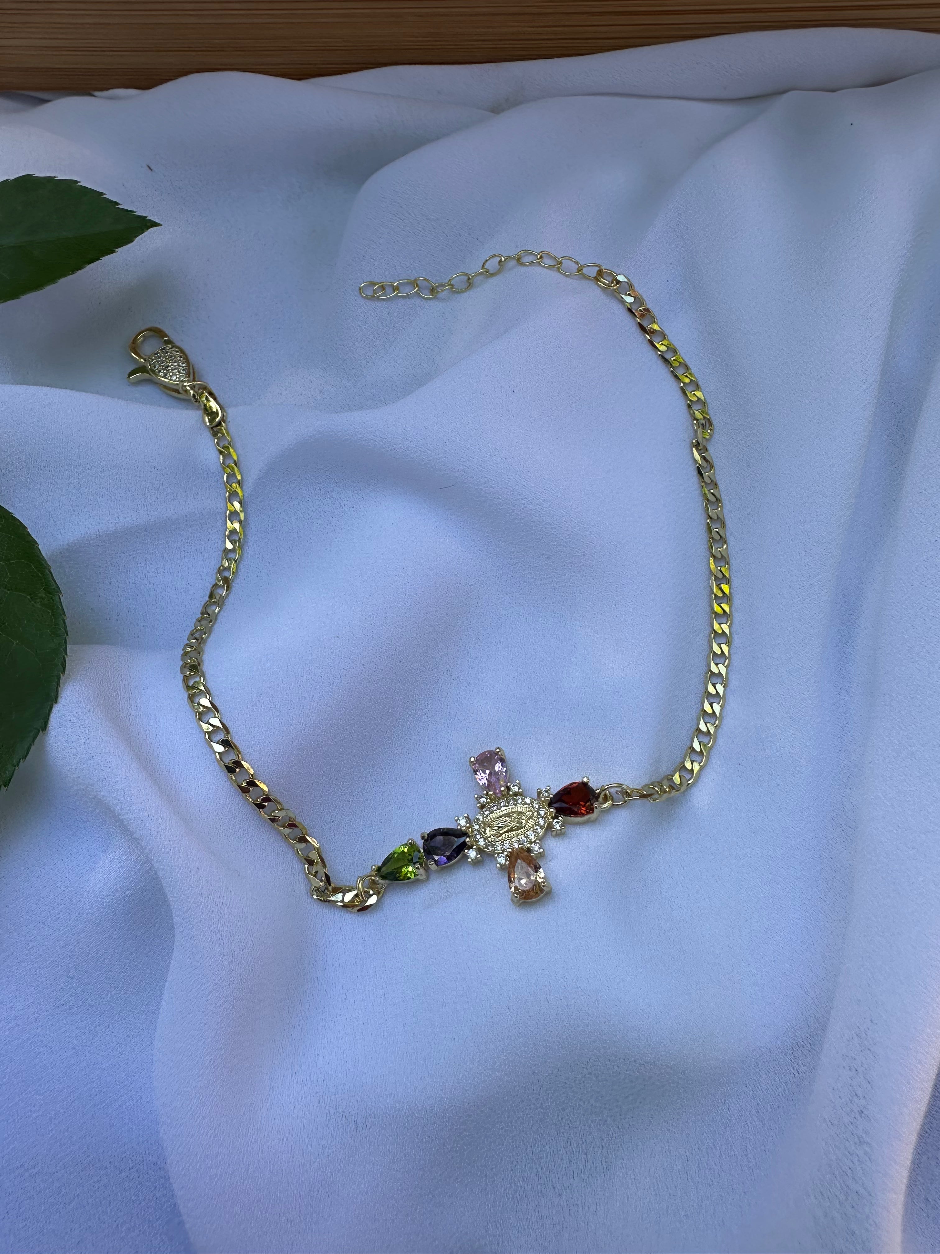 Summer Cross Anklet