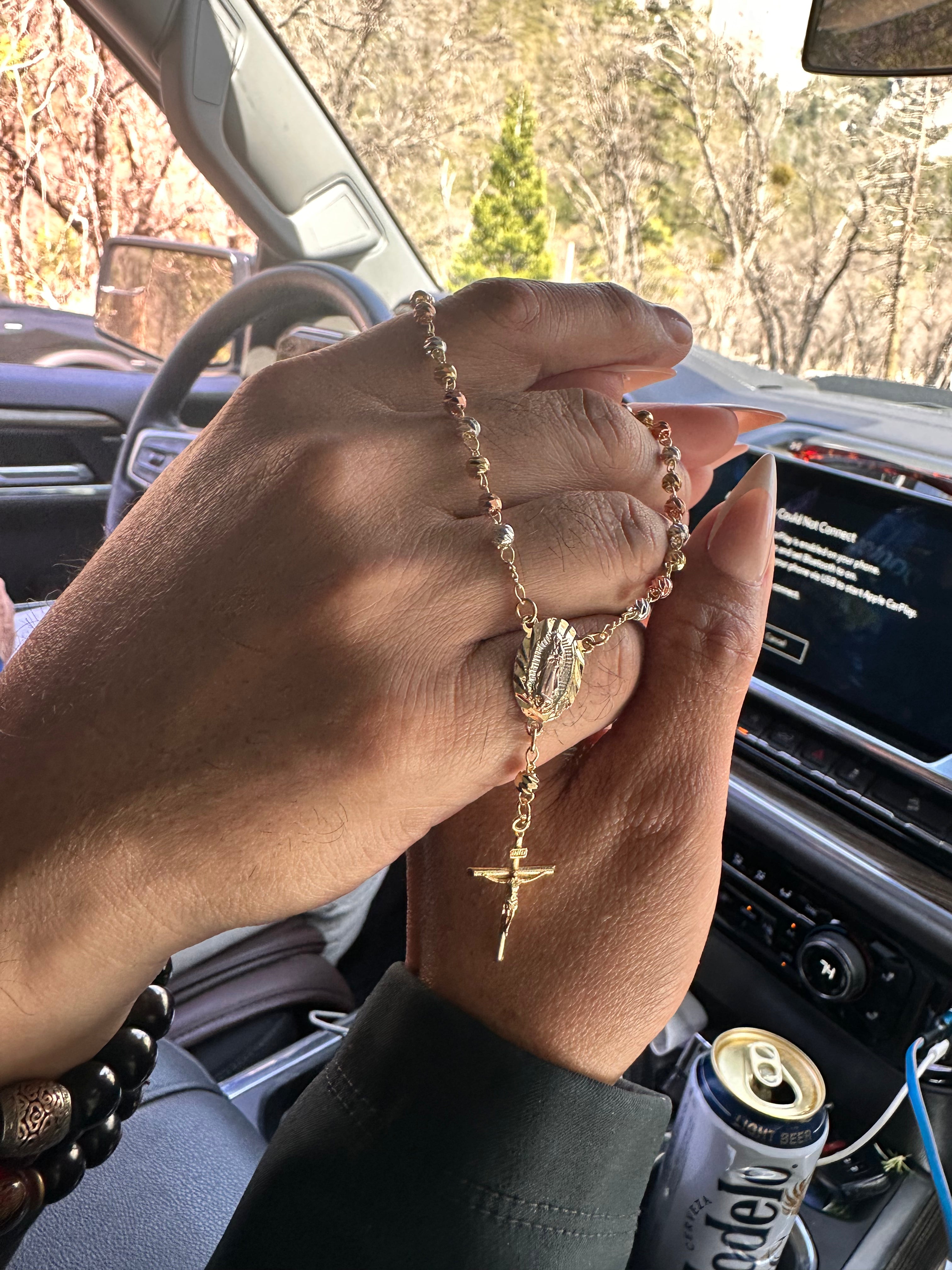 Dainty Lady of Guadalupe Rosario Bracelet