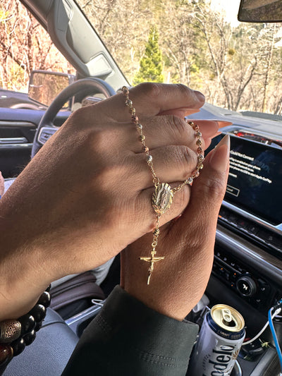 Dainty Lady of Guadalupe Rosario Bracelet