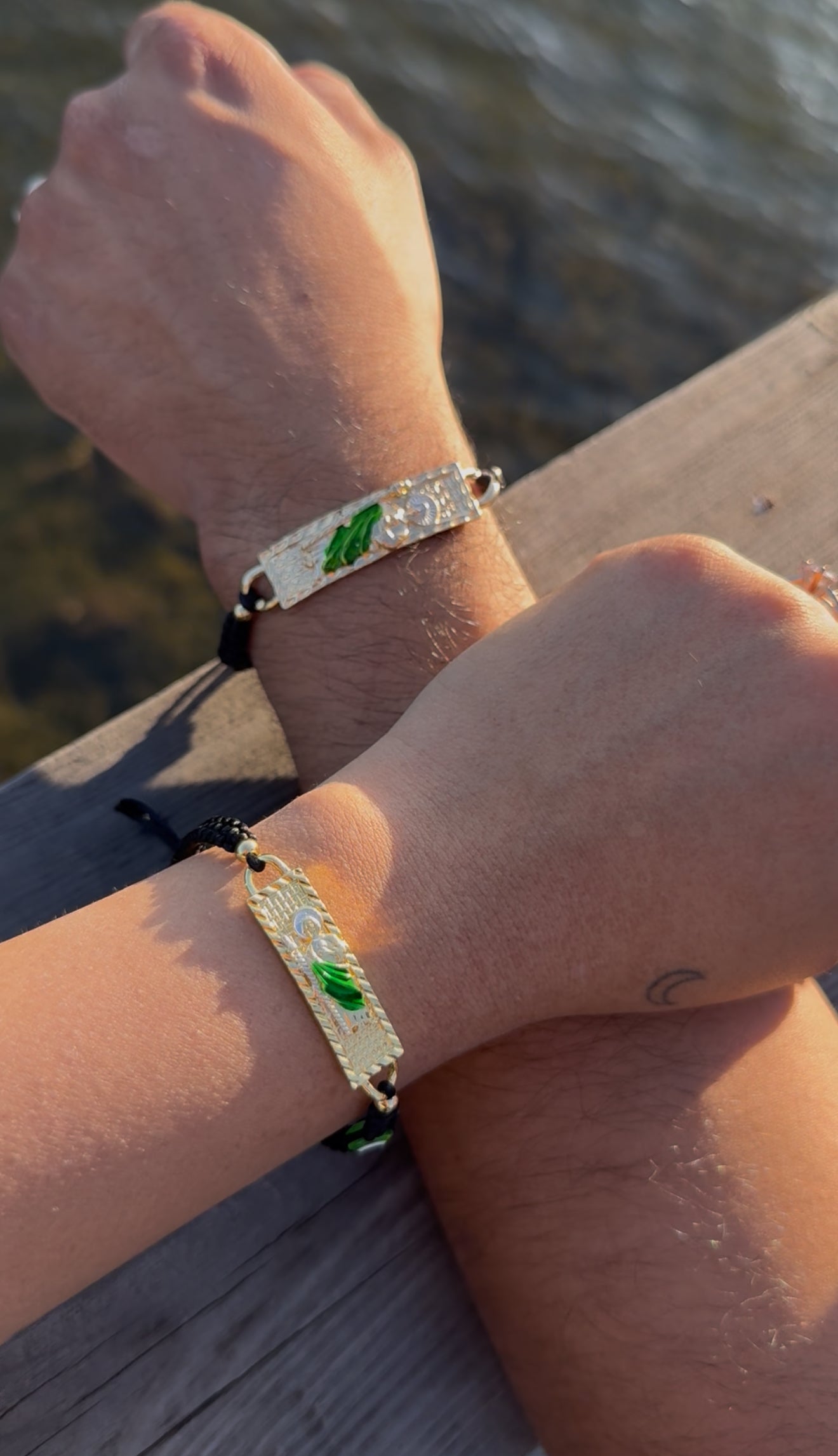 Black San Judas Tadeo Bracelet