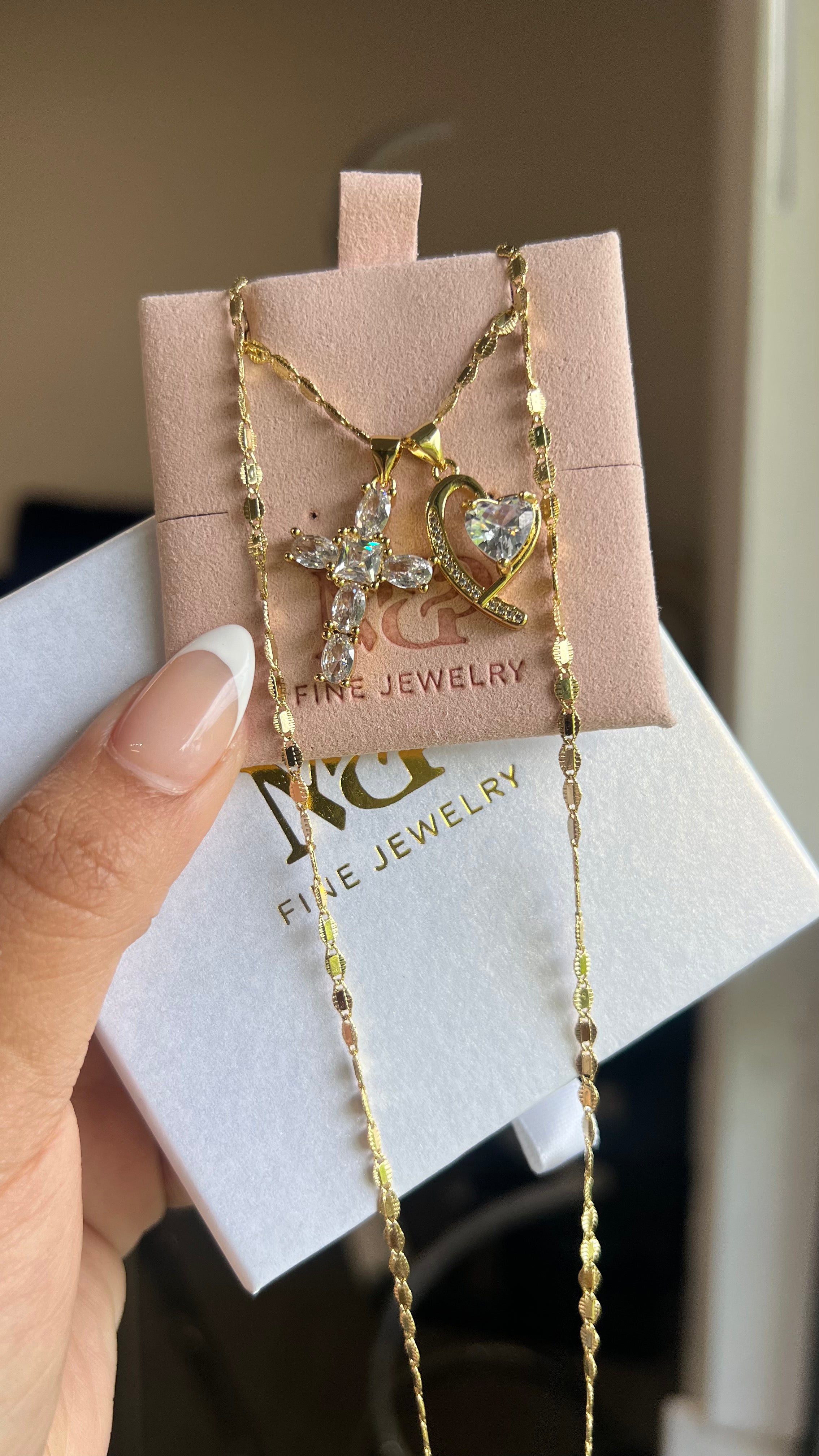 Crystalized Cross Necklace