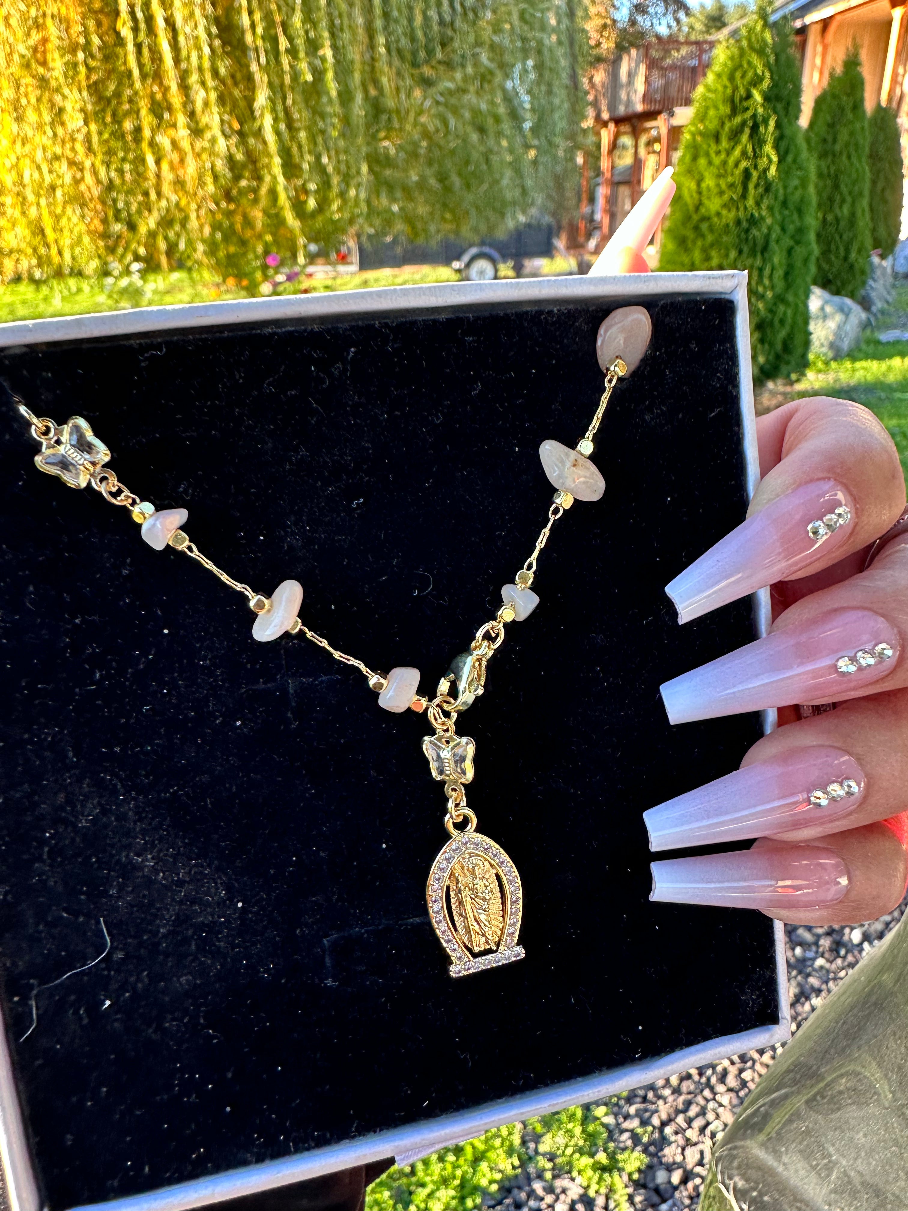 Mini Saint Jude Car Rosario