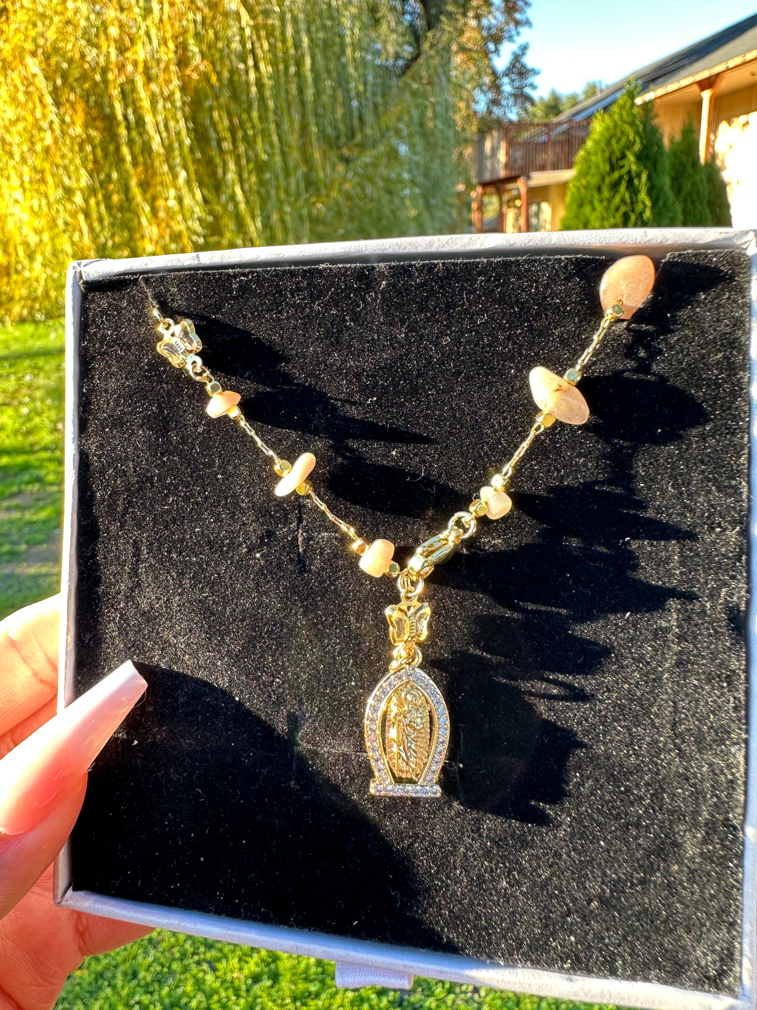 Mini Saint Jude Car Rosario