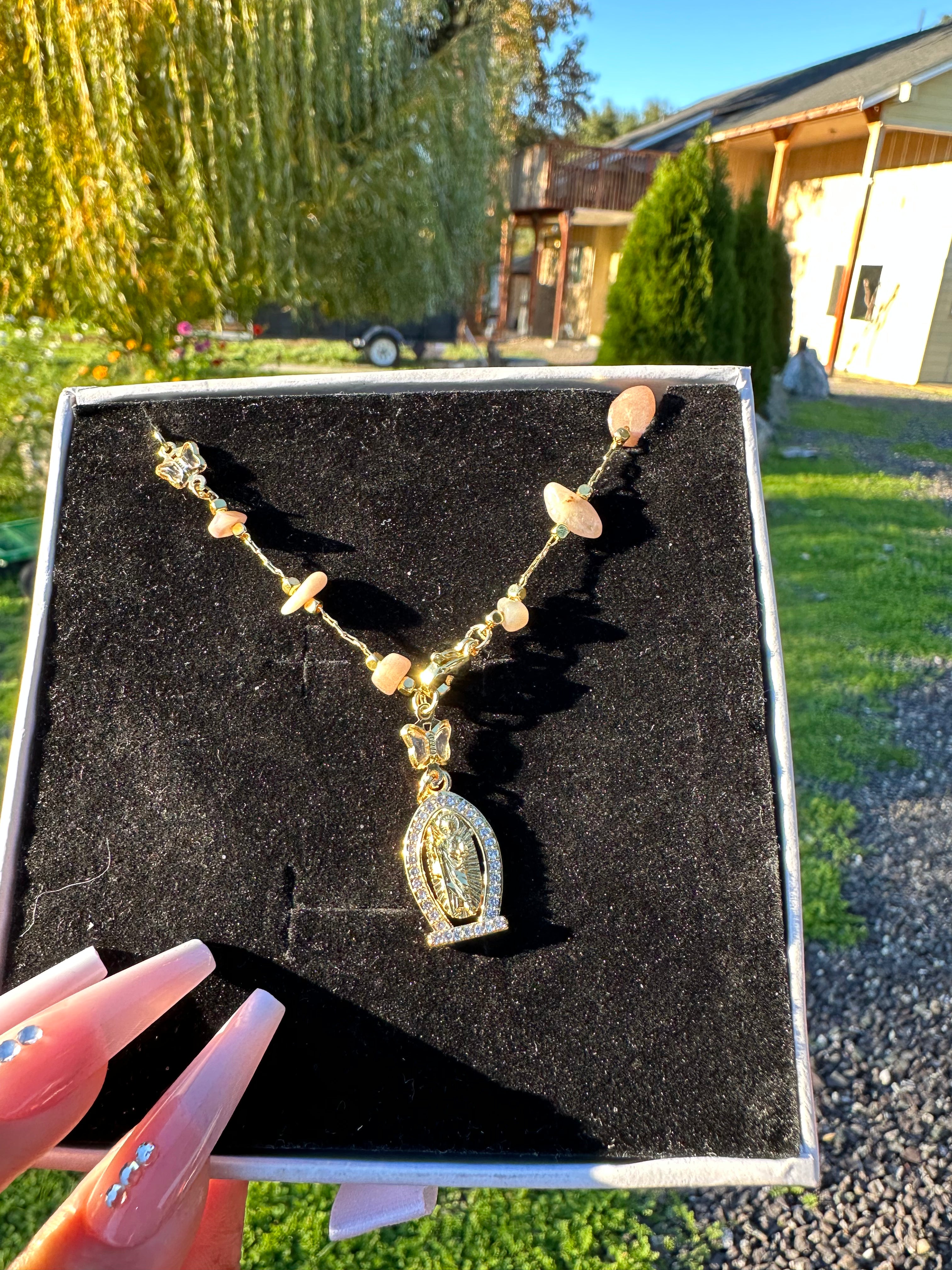 Mini Saint Jude Car Rosario