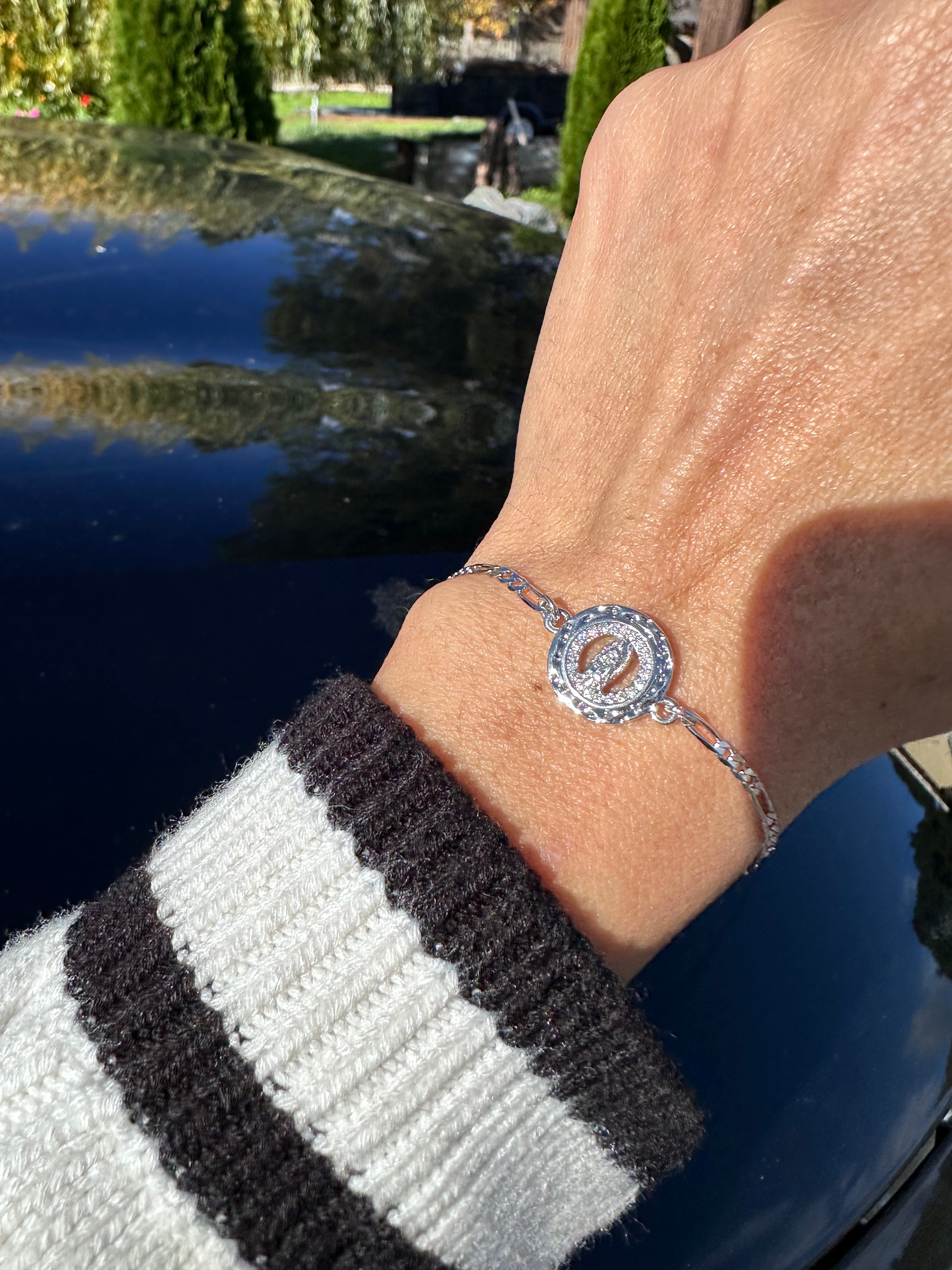 Silver Virgencita Bracelet