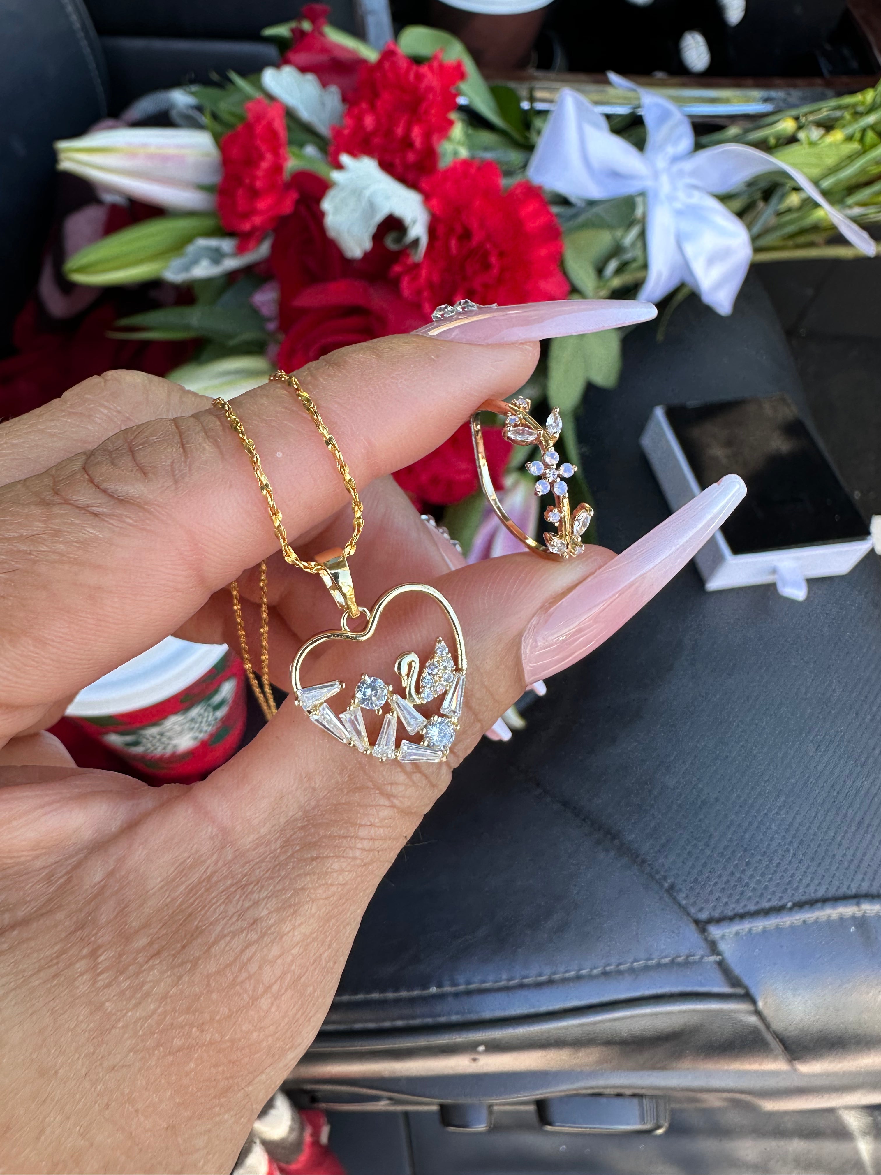 Crystal Heart Necklace