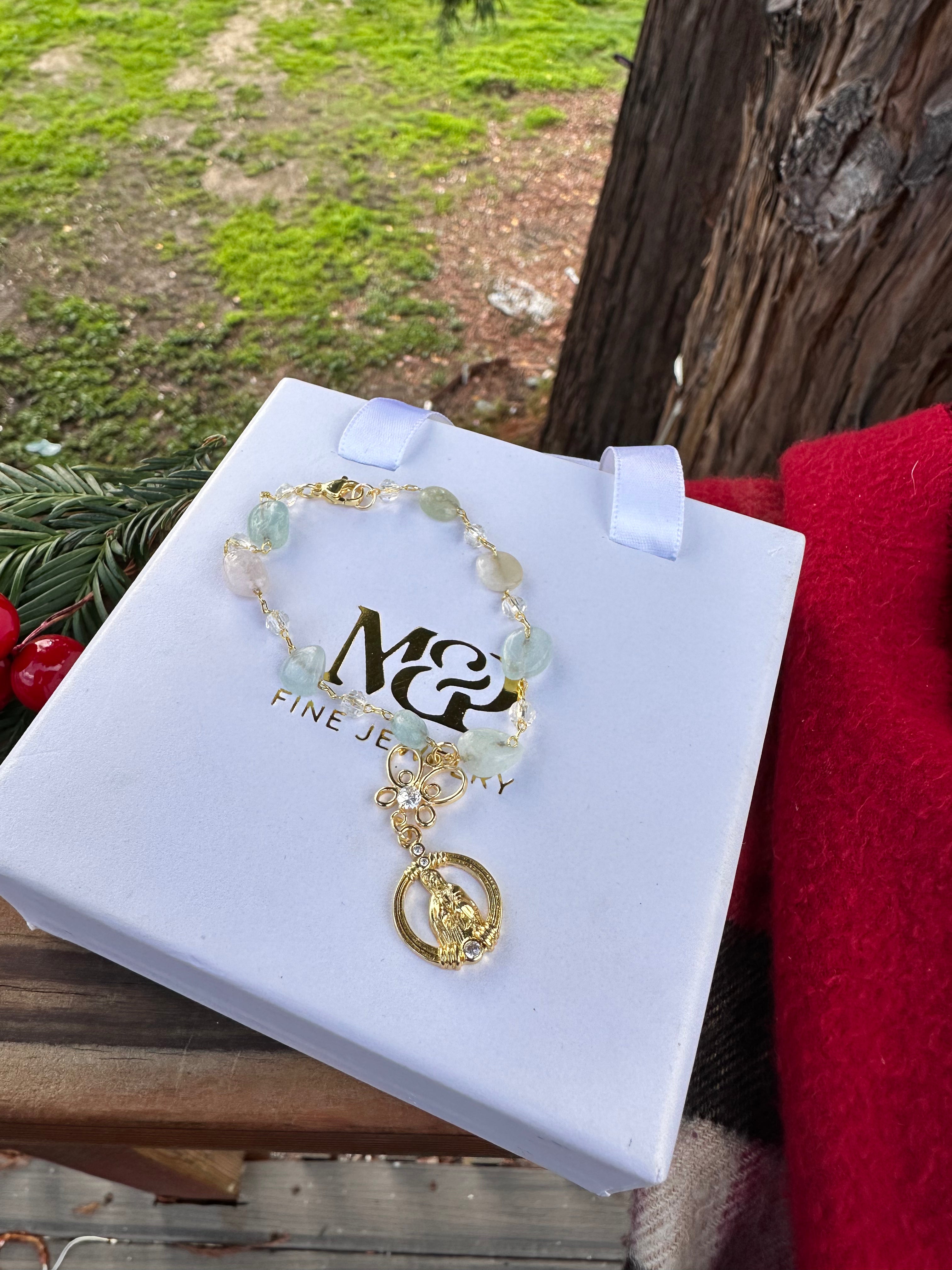 Mini Virgencita Car Rosario