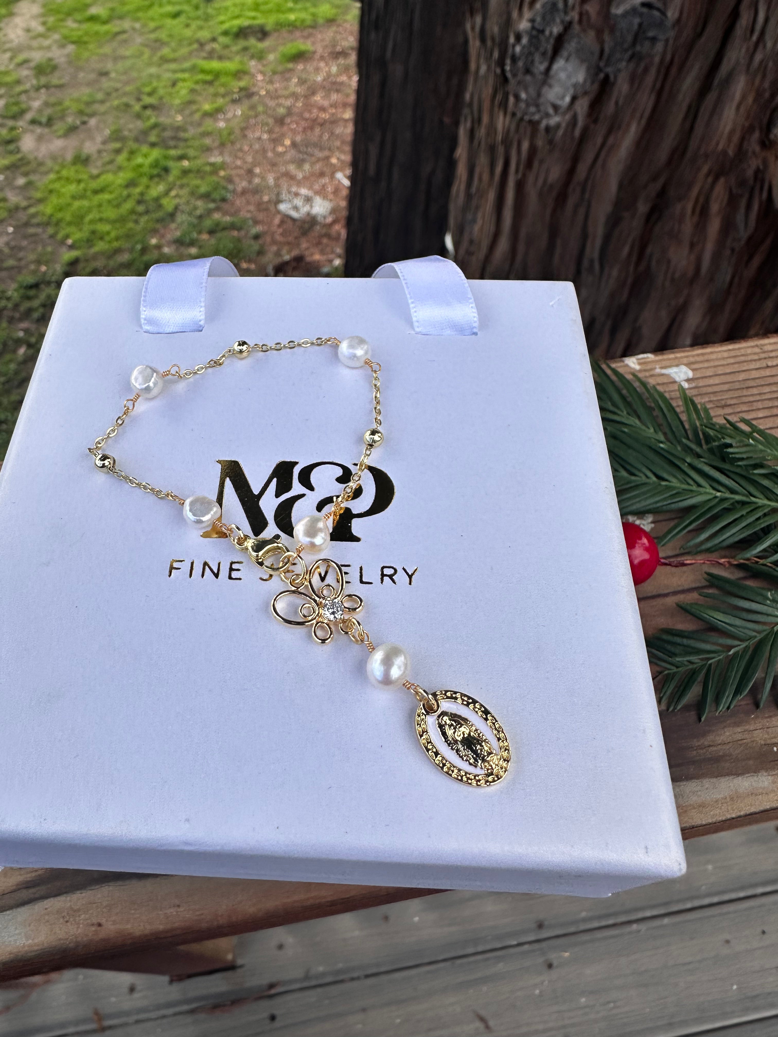 Blessed Virgencita Car Rosario