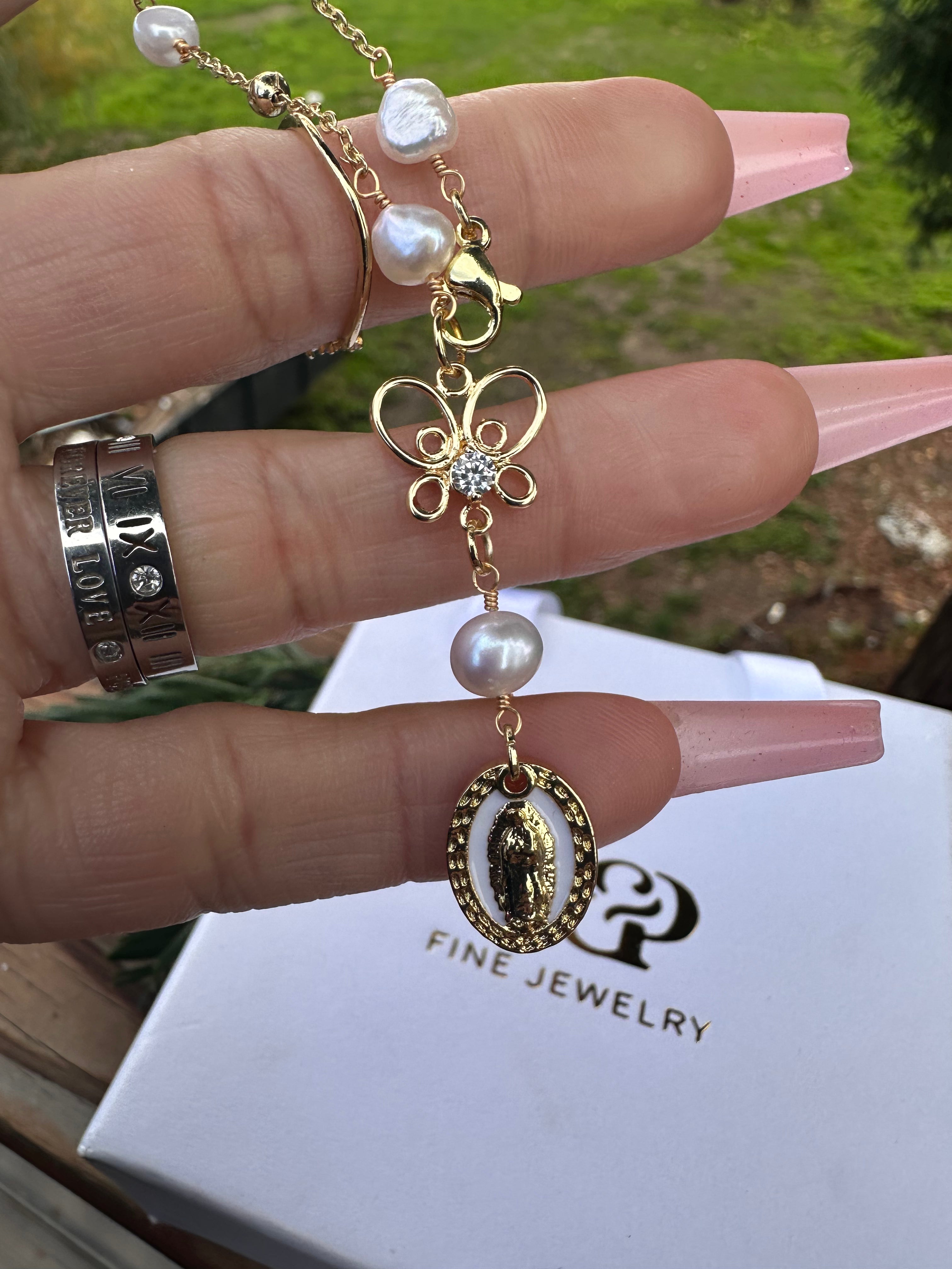 Blessed Virgencita Car Rosario