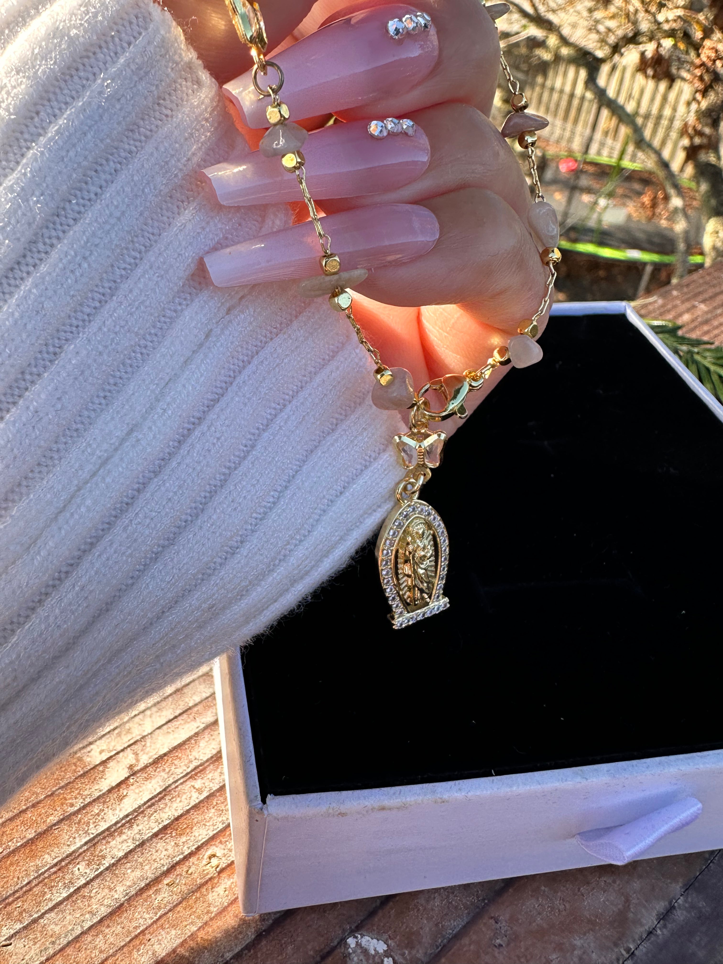 Mini Saint Jude Car Rosario