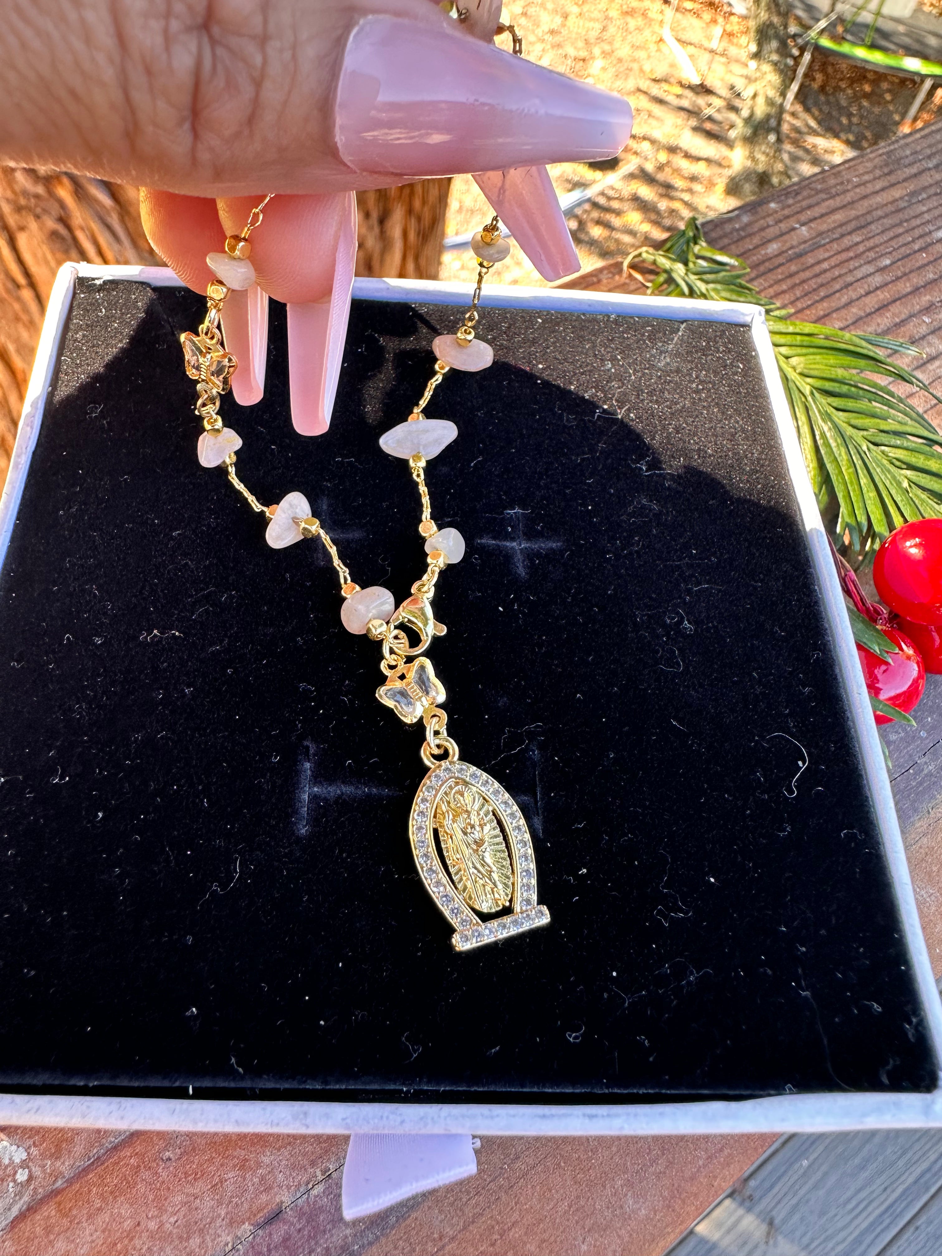 Mini Saint Jude Car Rosario