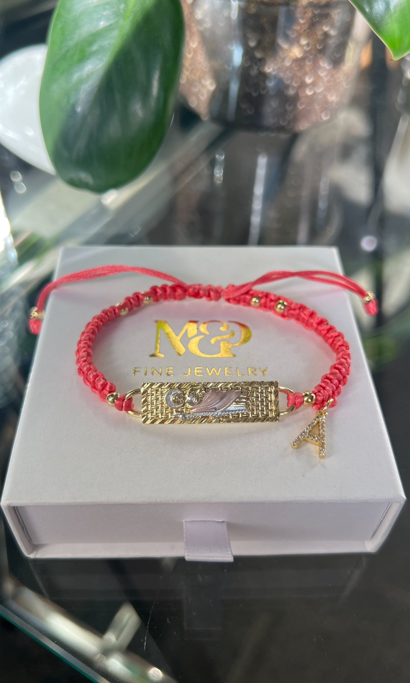 San Judas Tadeo Pulsera de Bendiciones (Pink)