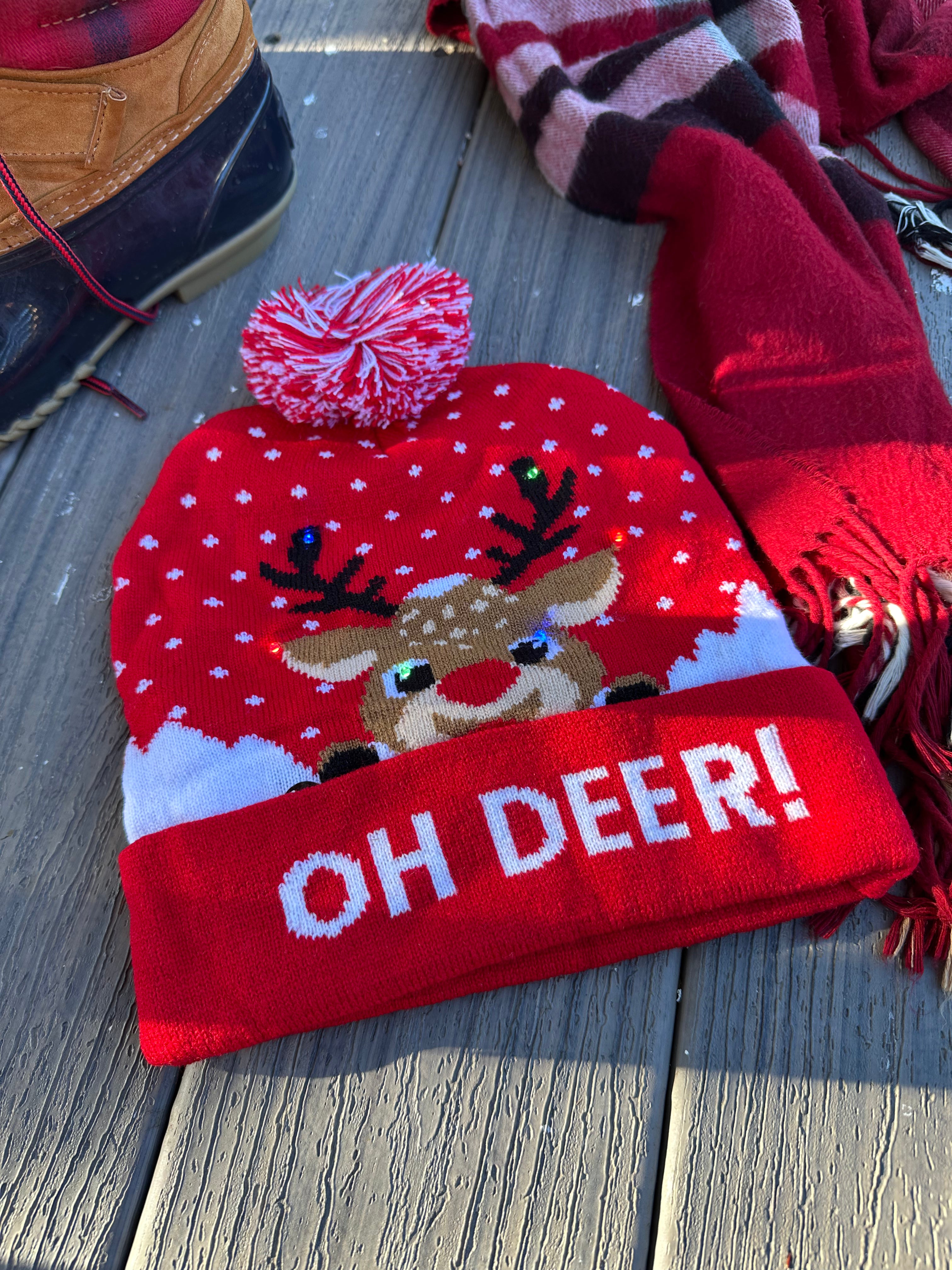 Holiday Light Up Beanie