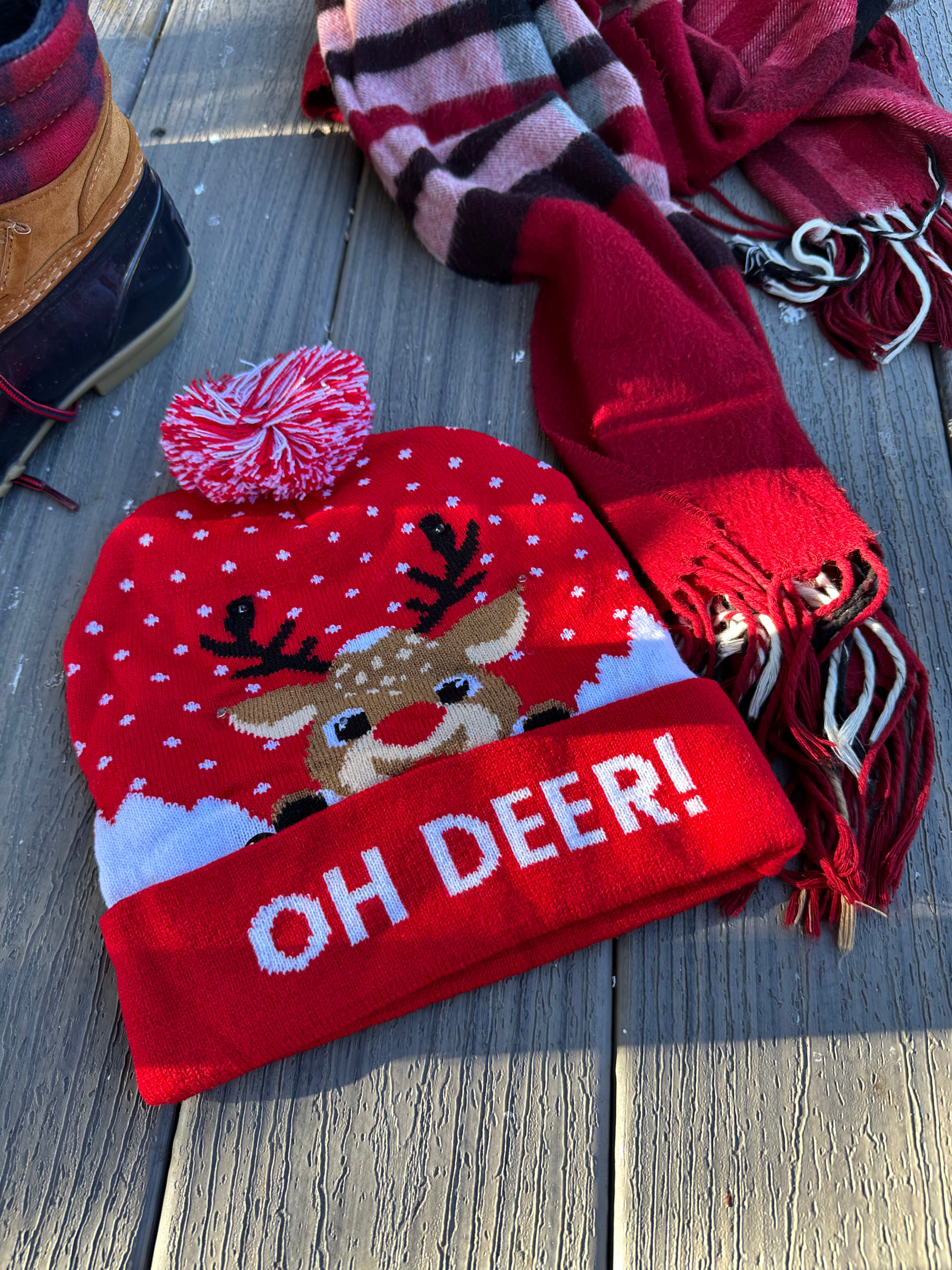 Holiday Light Up Beanie