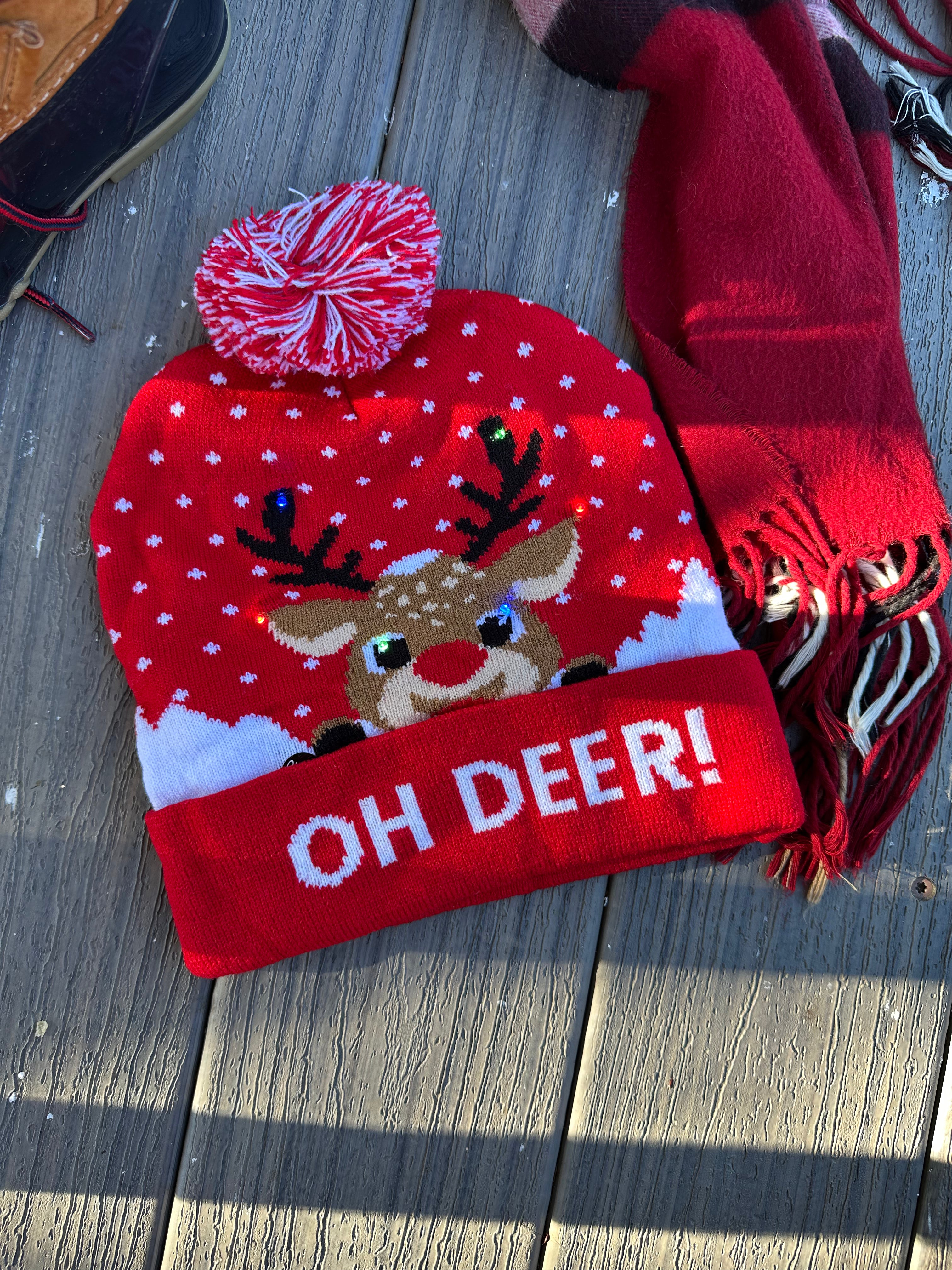 Holiday Light Up Beanie
