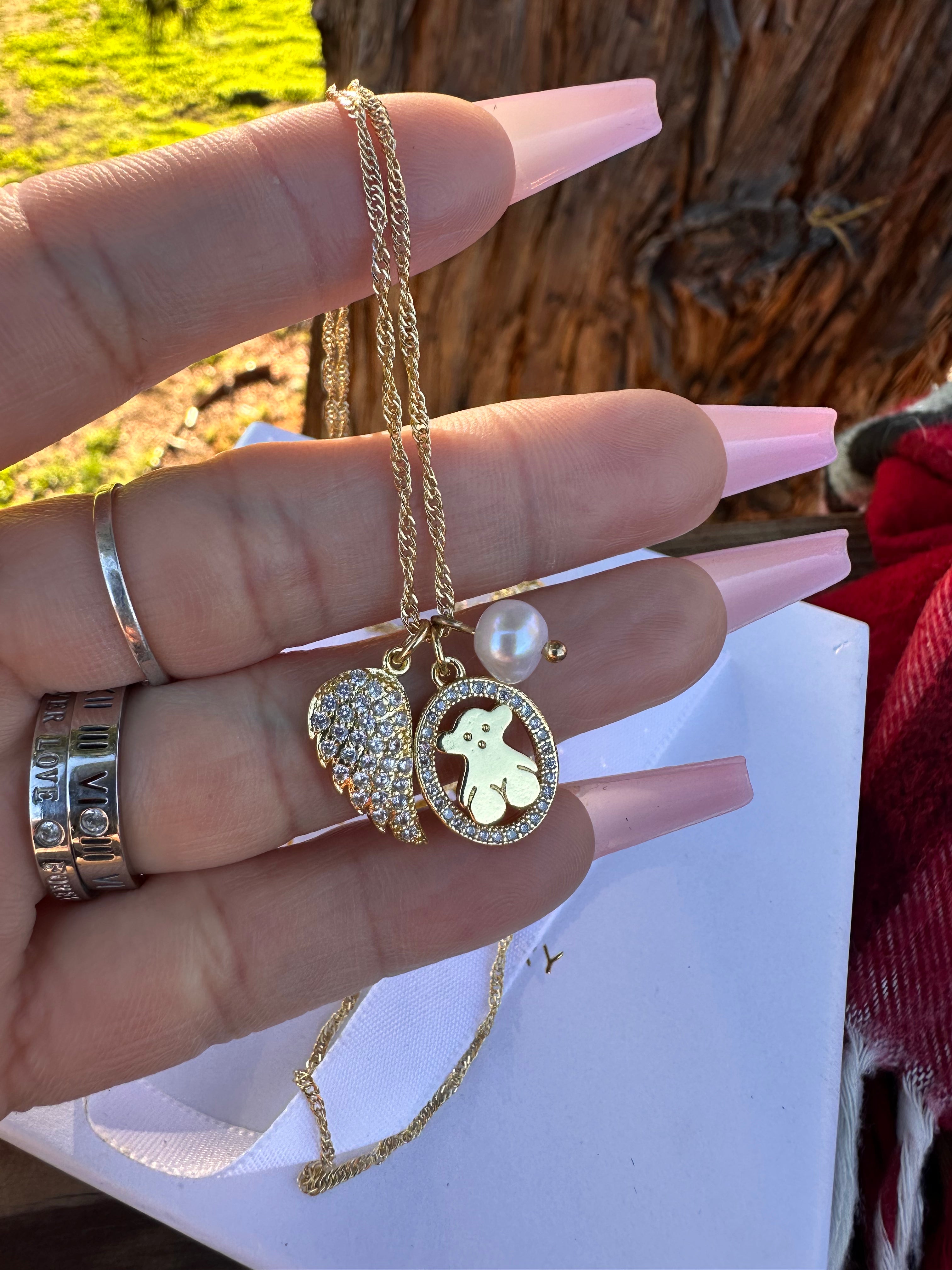 Guardian Angel Baby Necklace