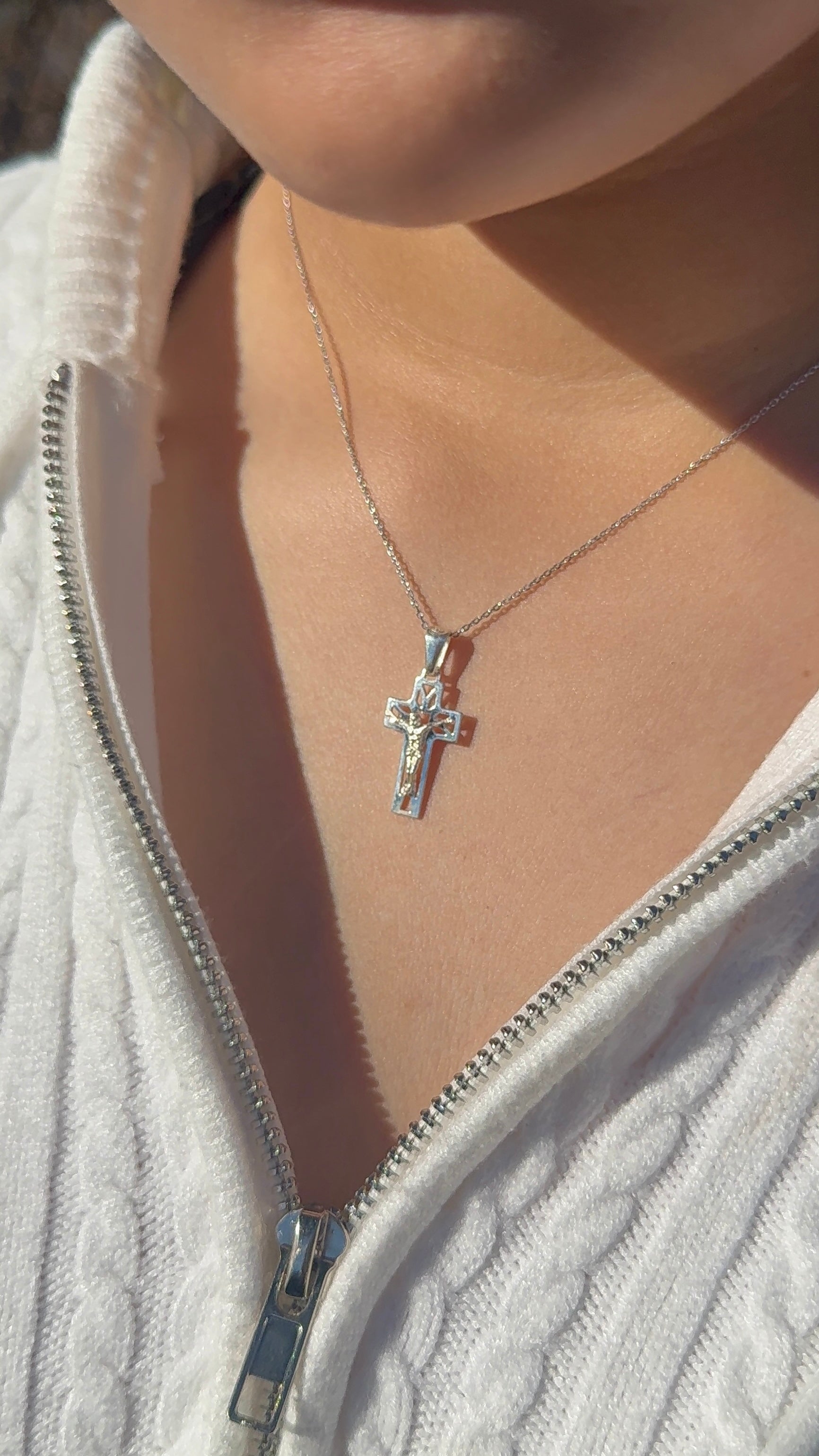 Dainty Faith Crucifix Necklace