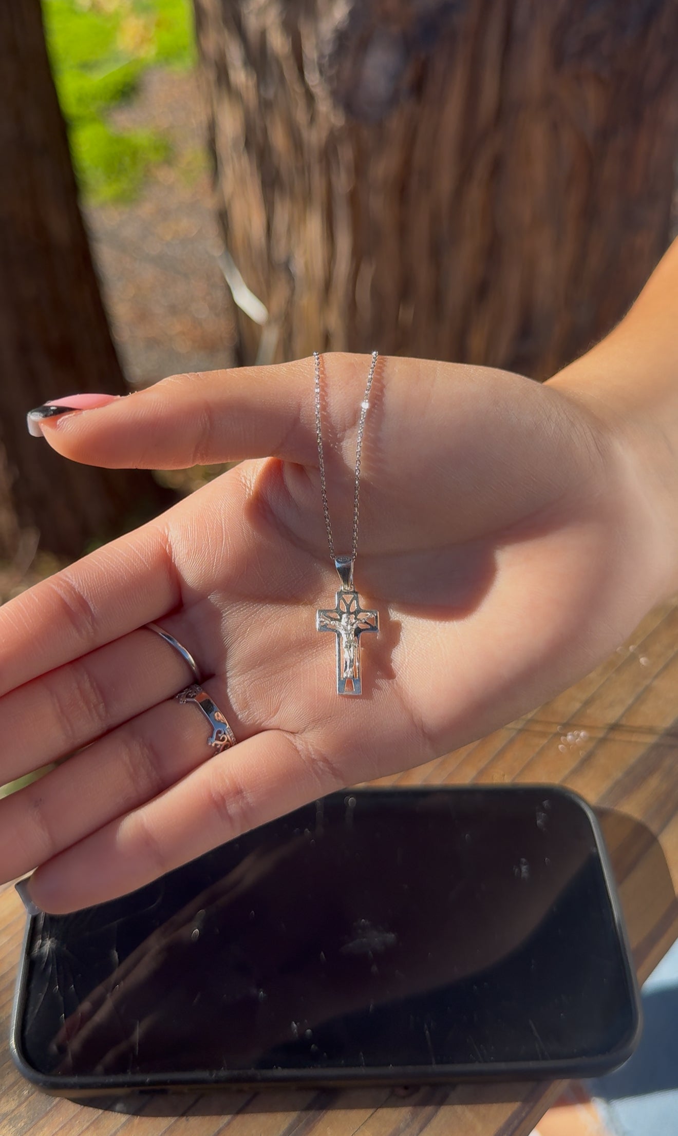 Dainty Faith Crucifix Necklace