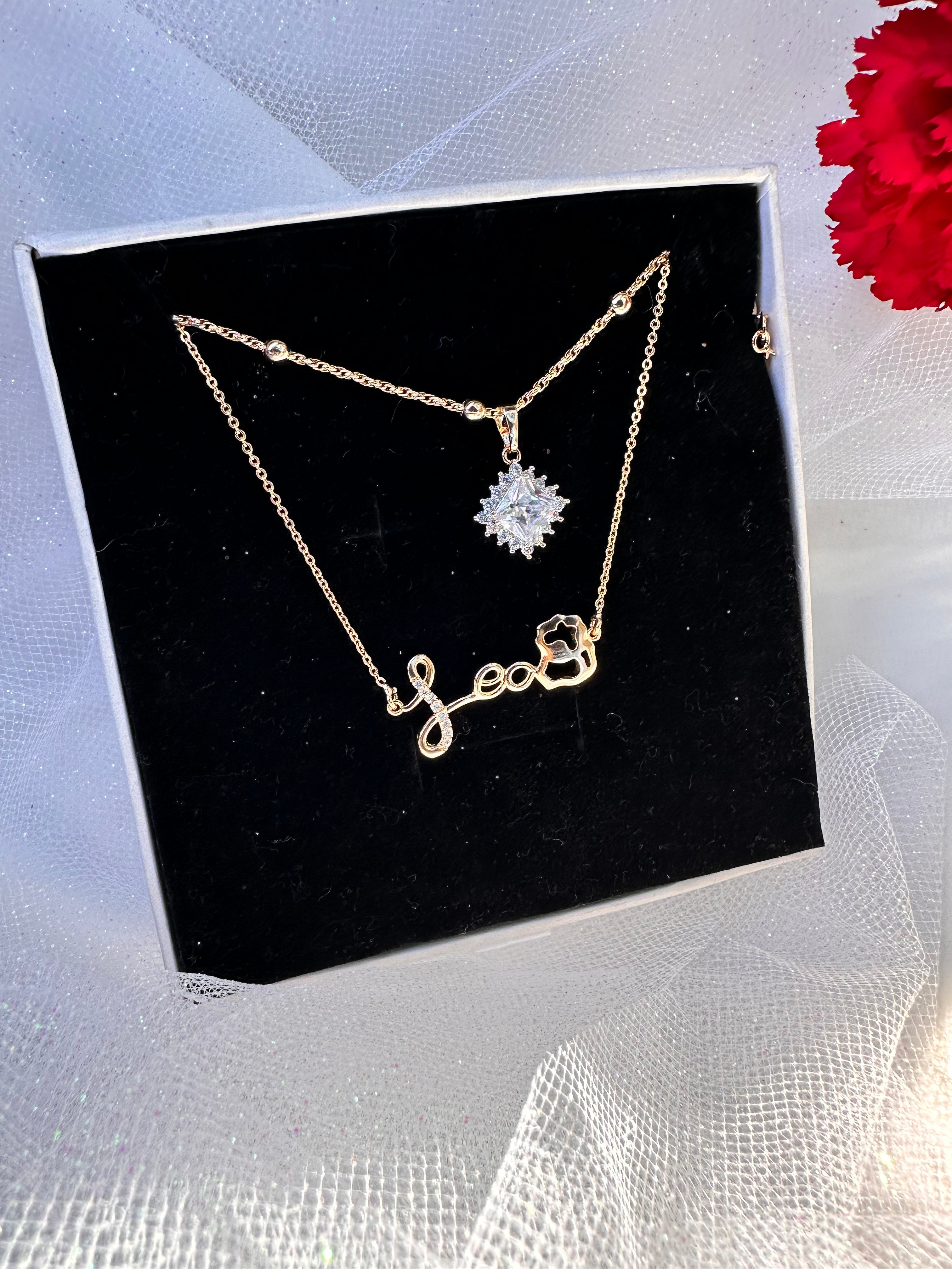 Leo Zodiac Necklace Set