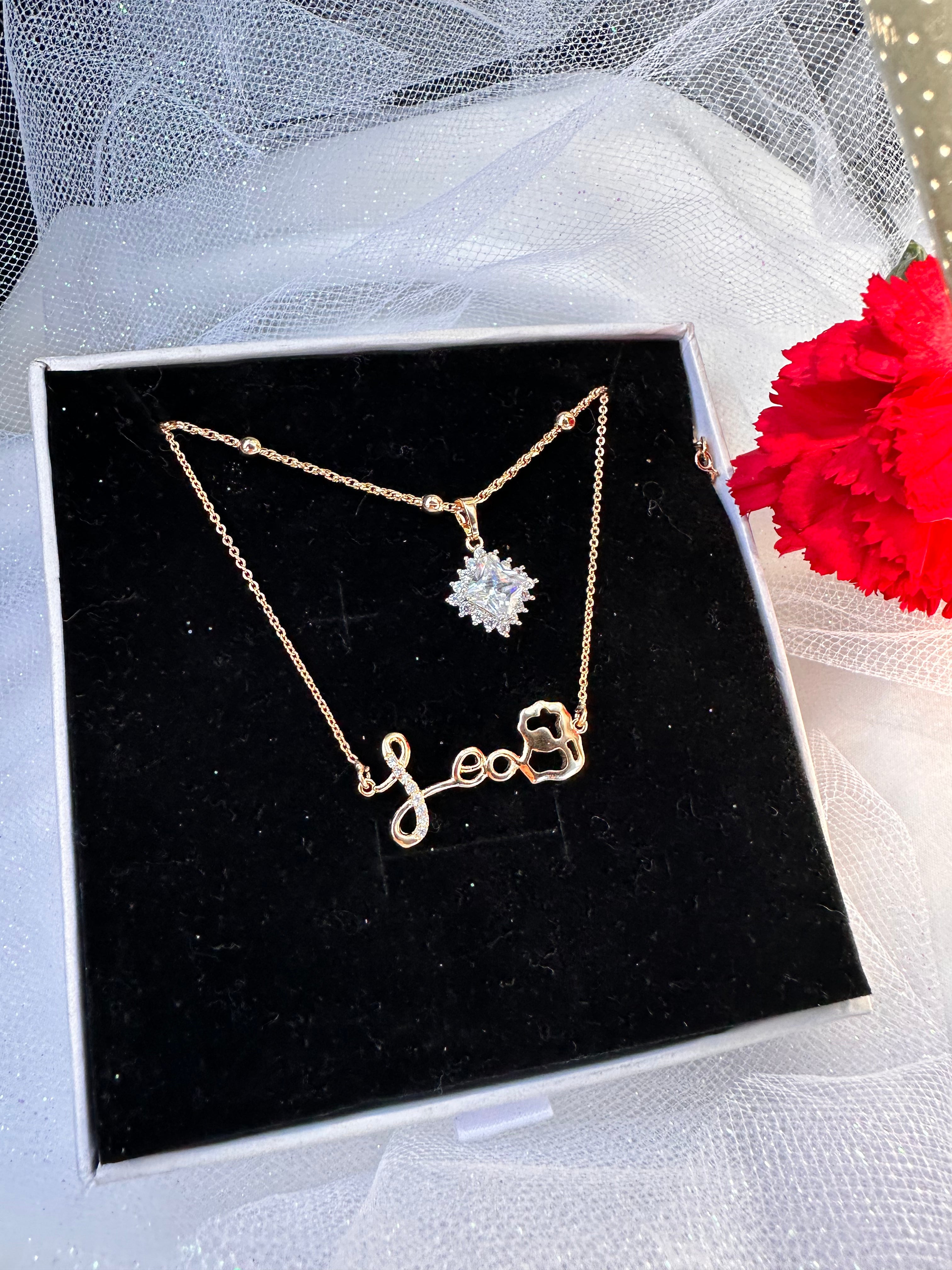 Leo Zodiac Necklace Set