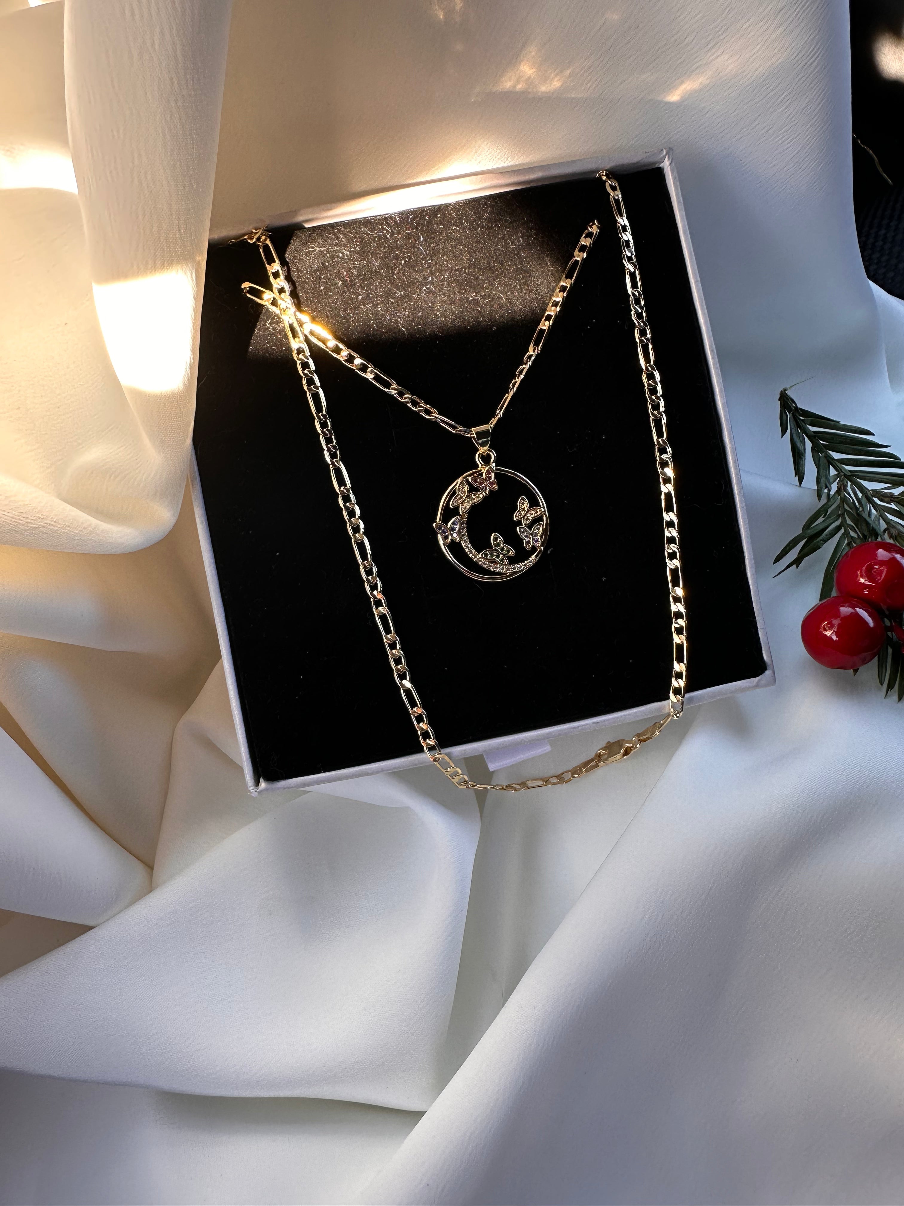 Eternal Flutter Butterfly Necklace