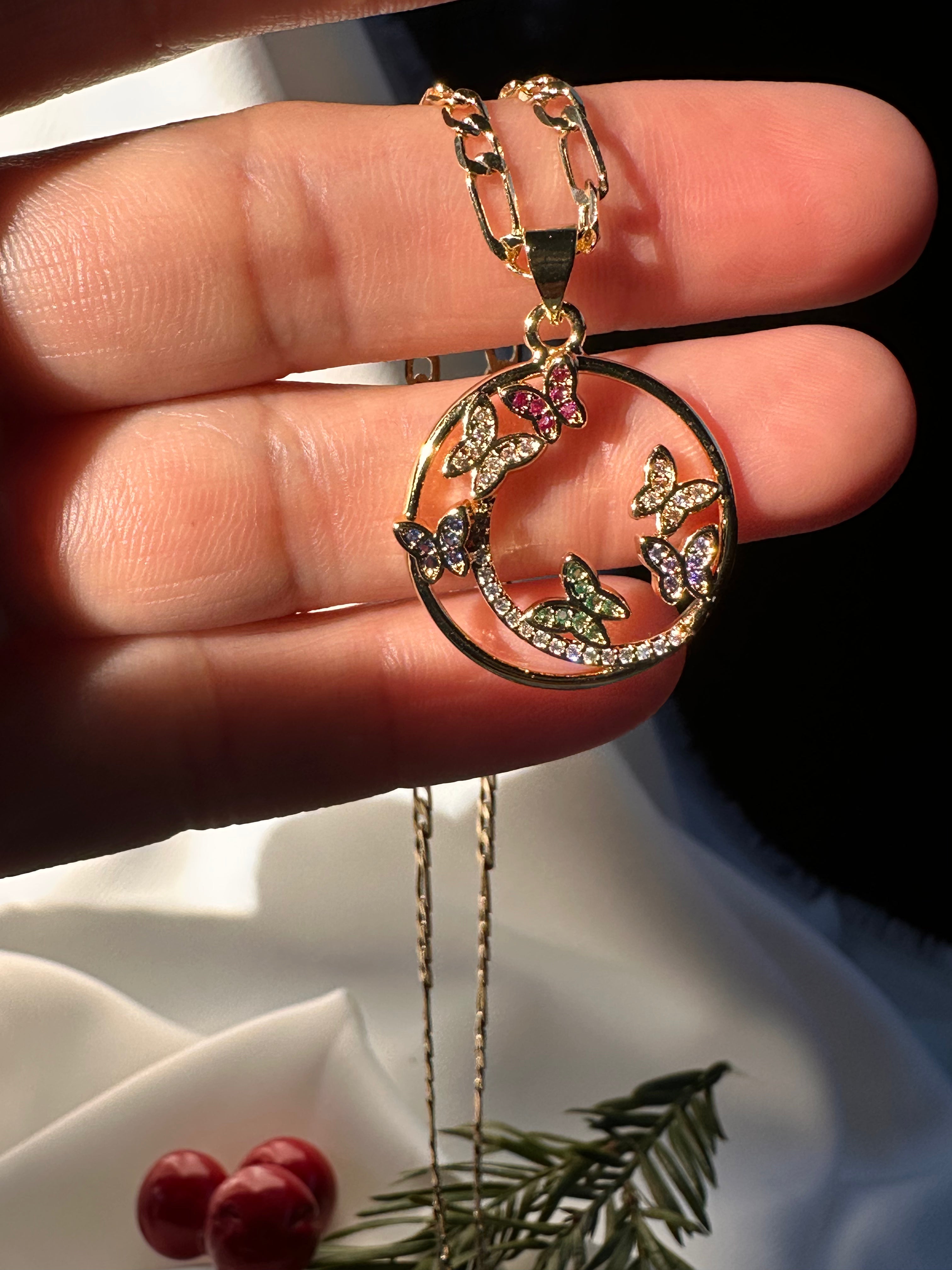 Eternal Flutter Butterfly Necklace