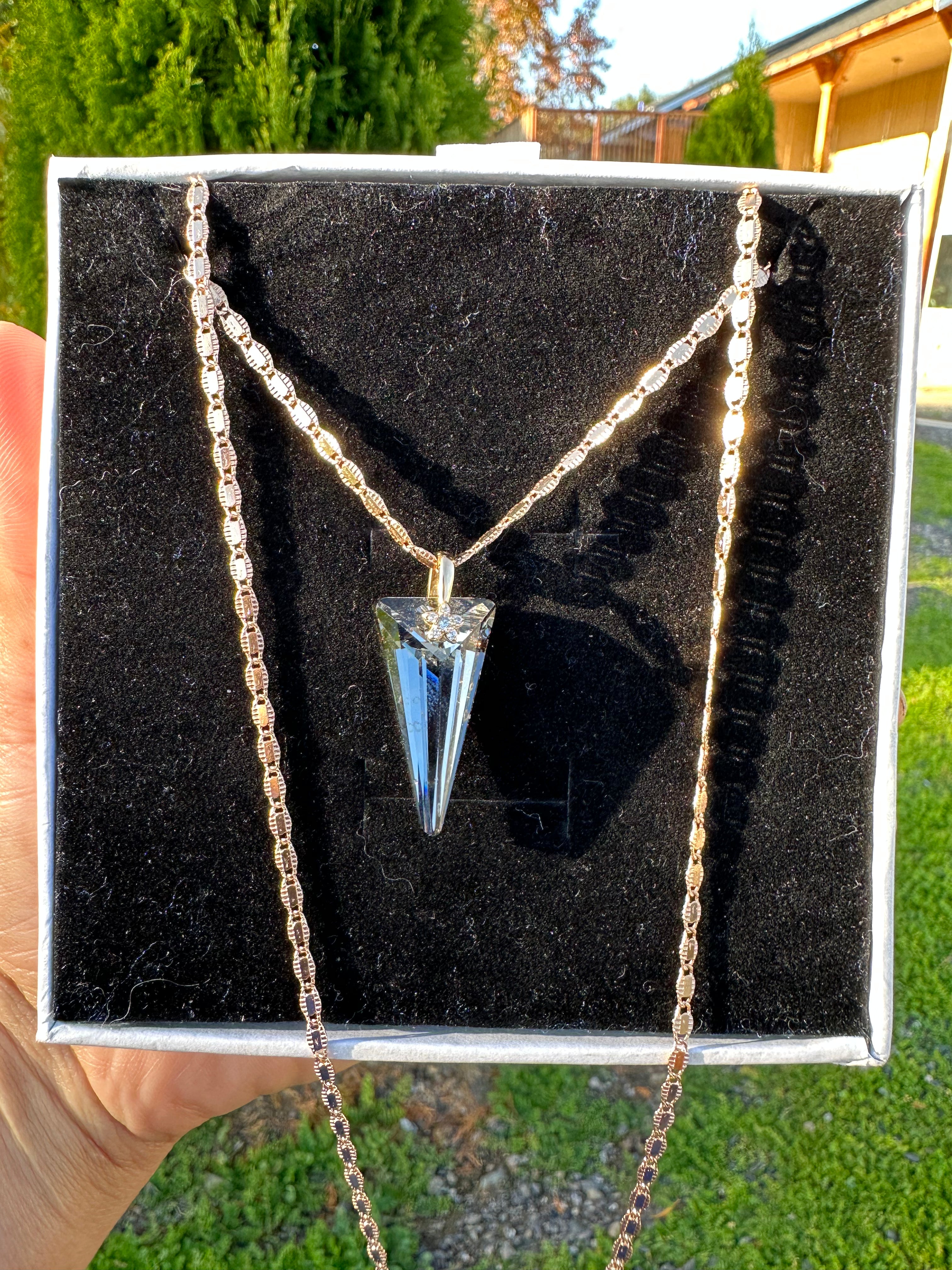 Black Swarovski Necklace