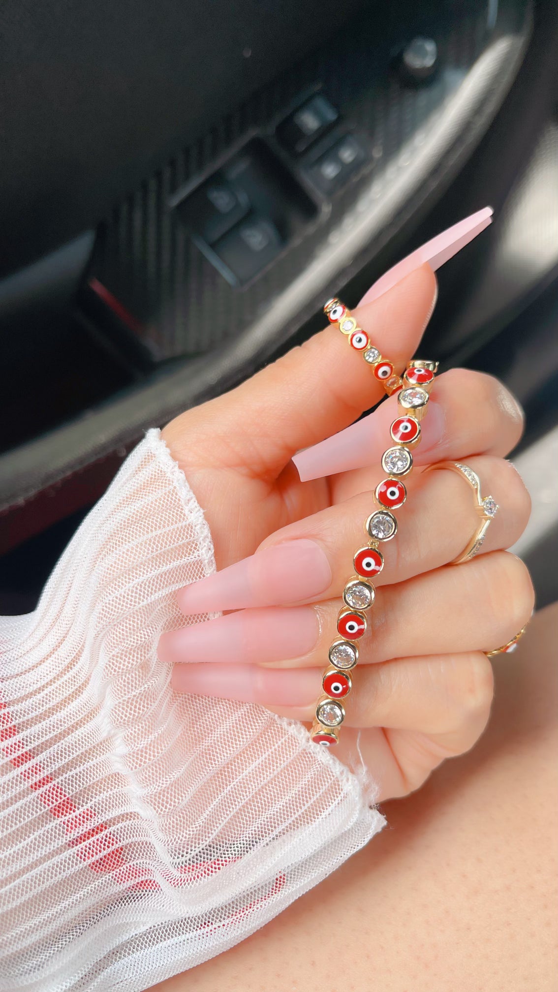 Pulsera Slide Mal de Ojo Azul Bebé