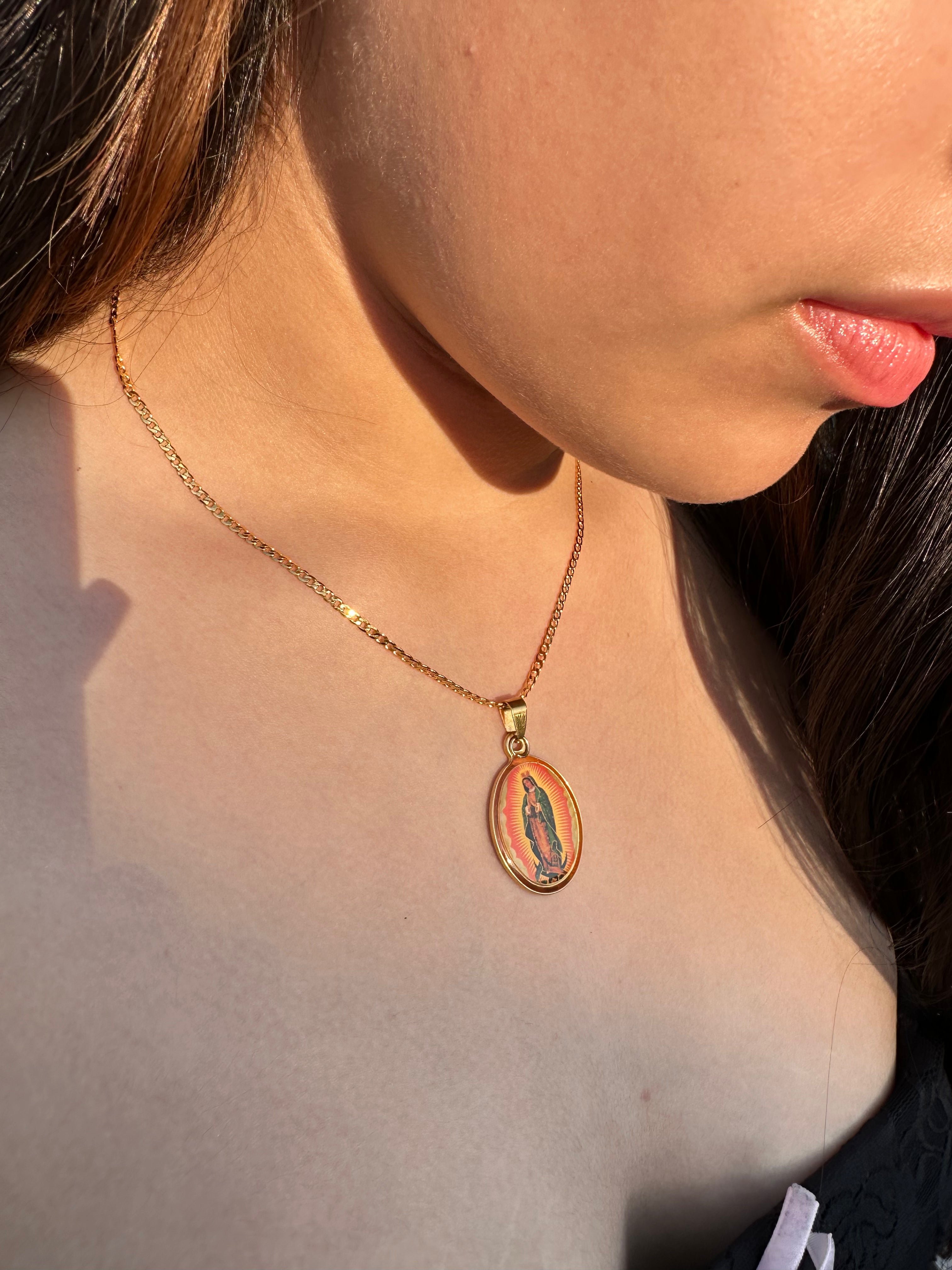 Virgen de Guadalupe Necklace