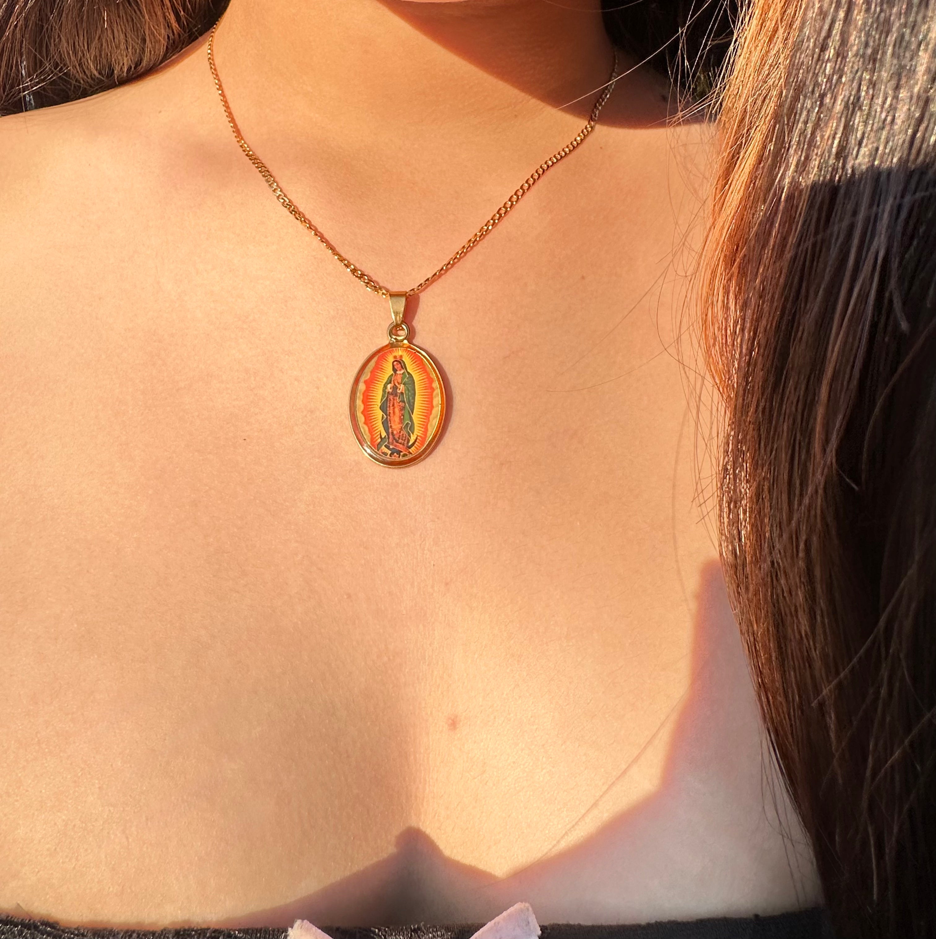 Virgen de Guadalupe Necklace