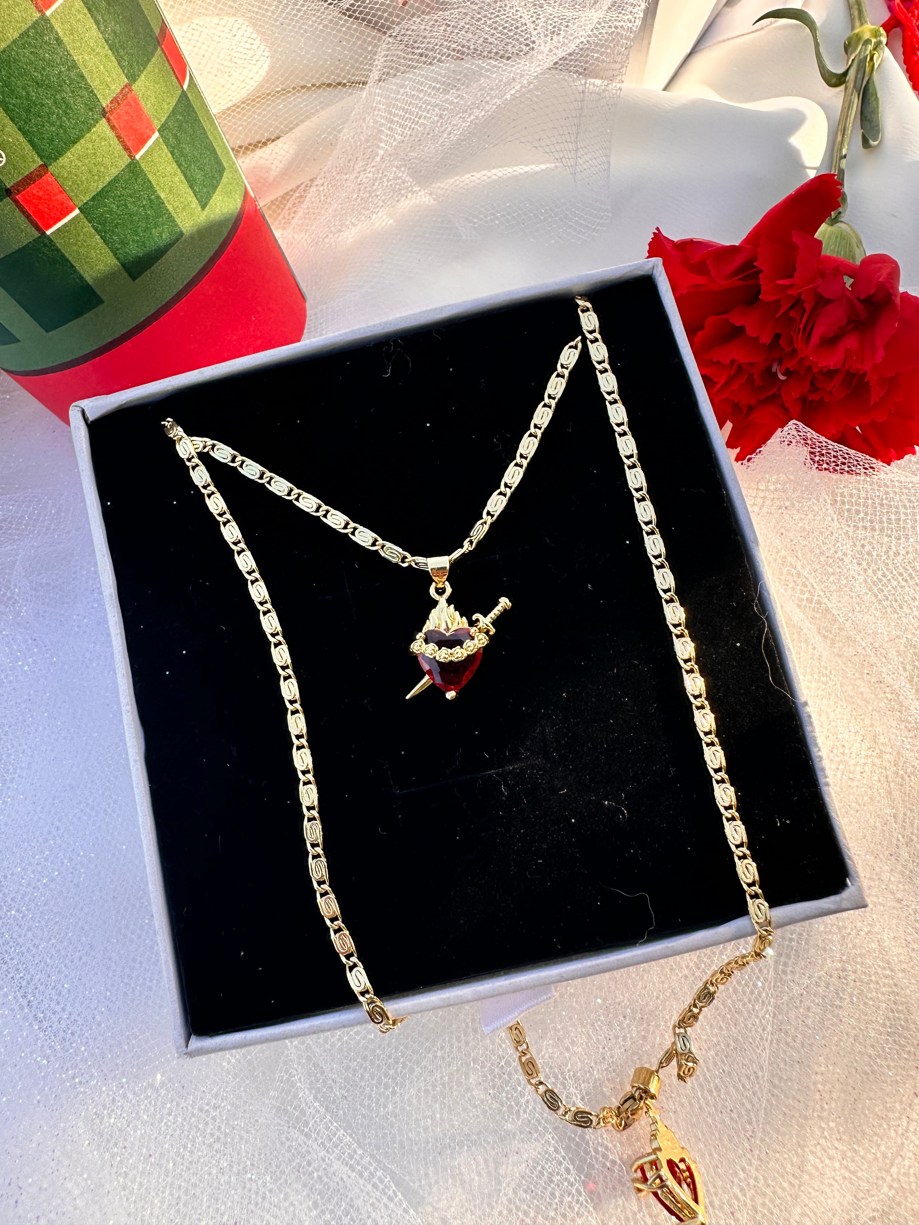 Heart-Pierced Necklace