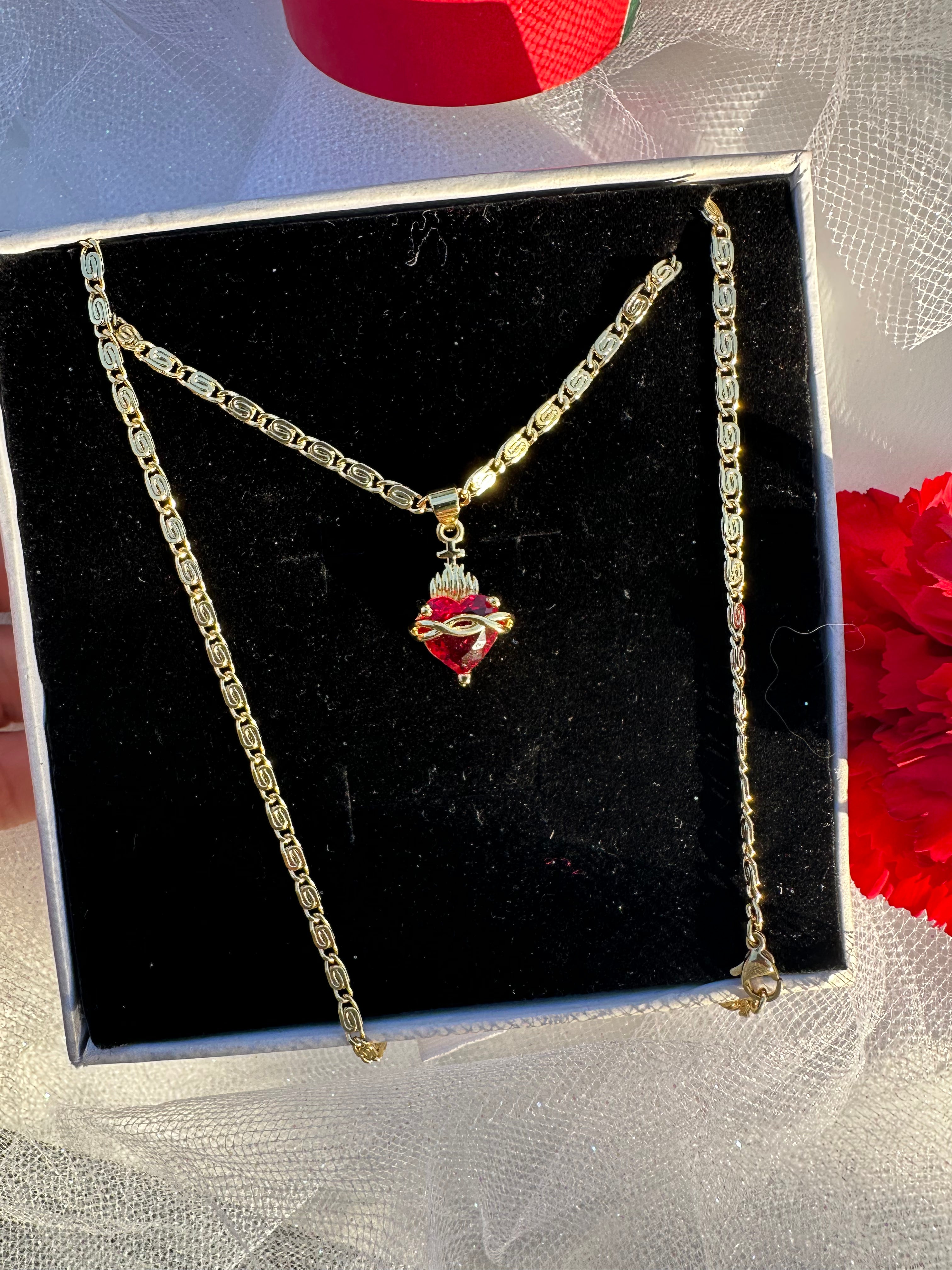 Heart-Pierced Necklace