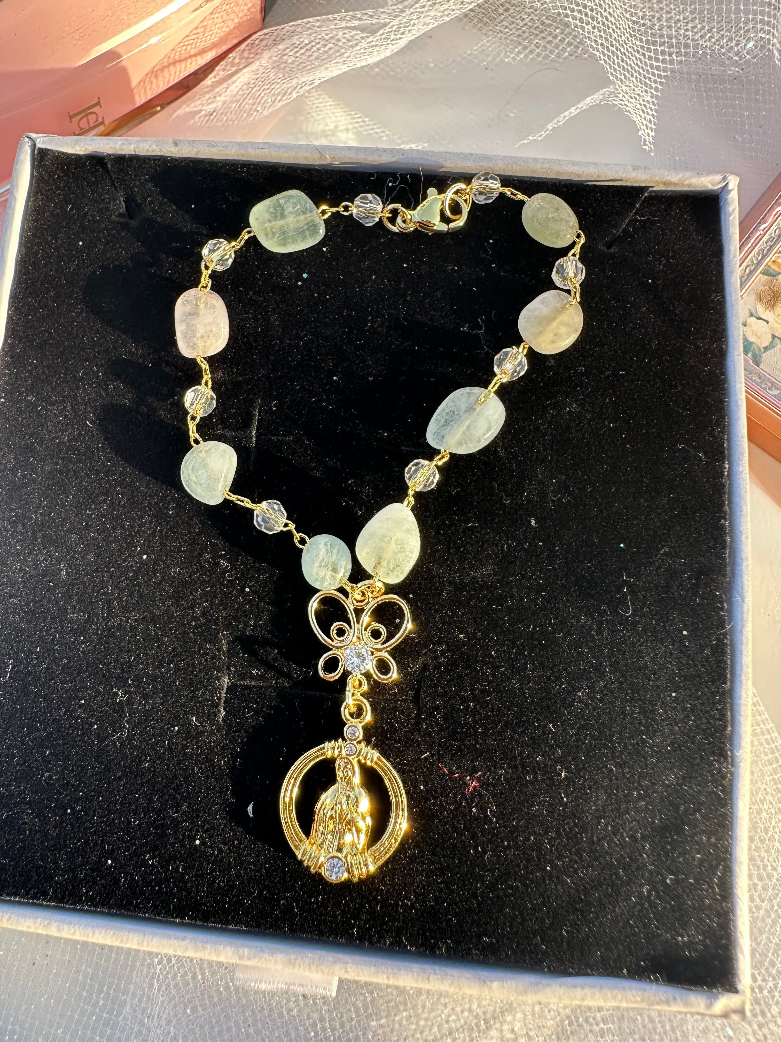 Mini Virgencita Car Rosario