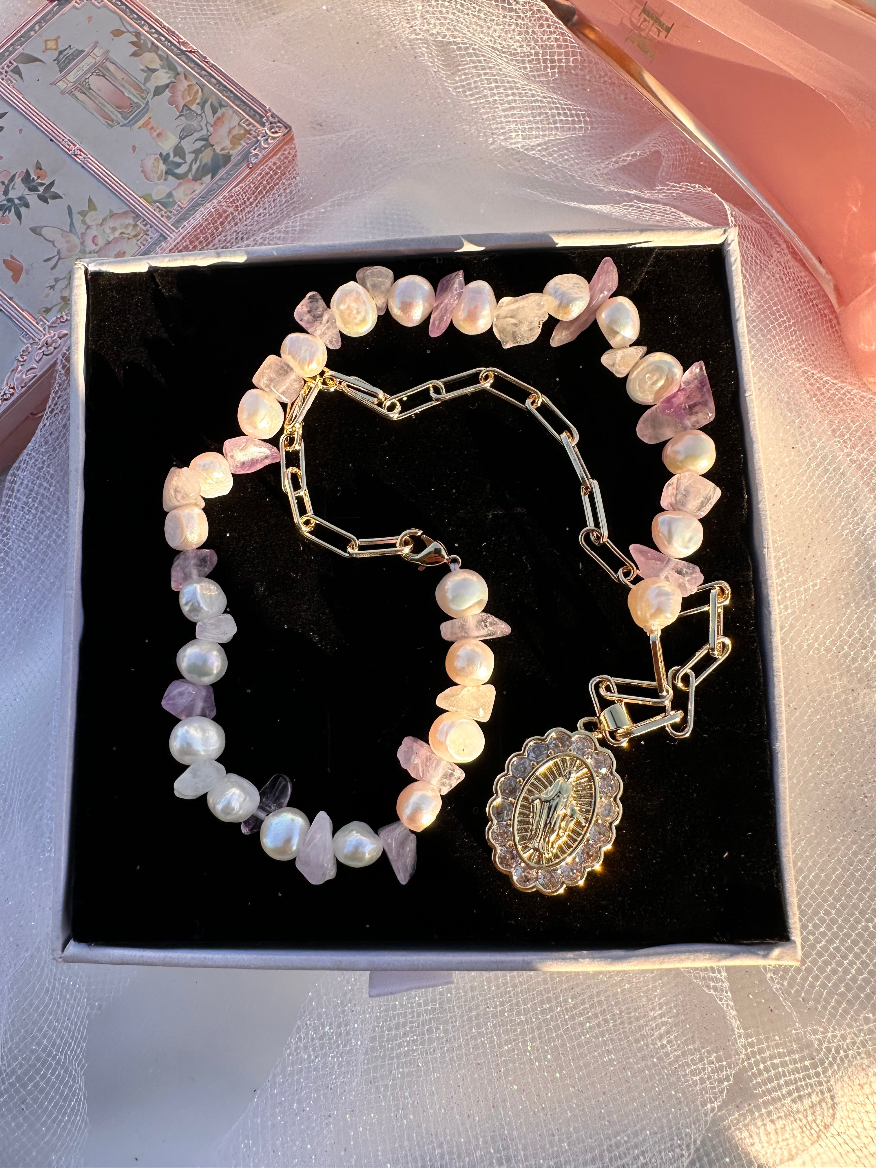 Amethyst Blessing Necklace