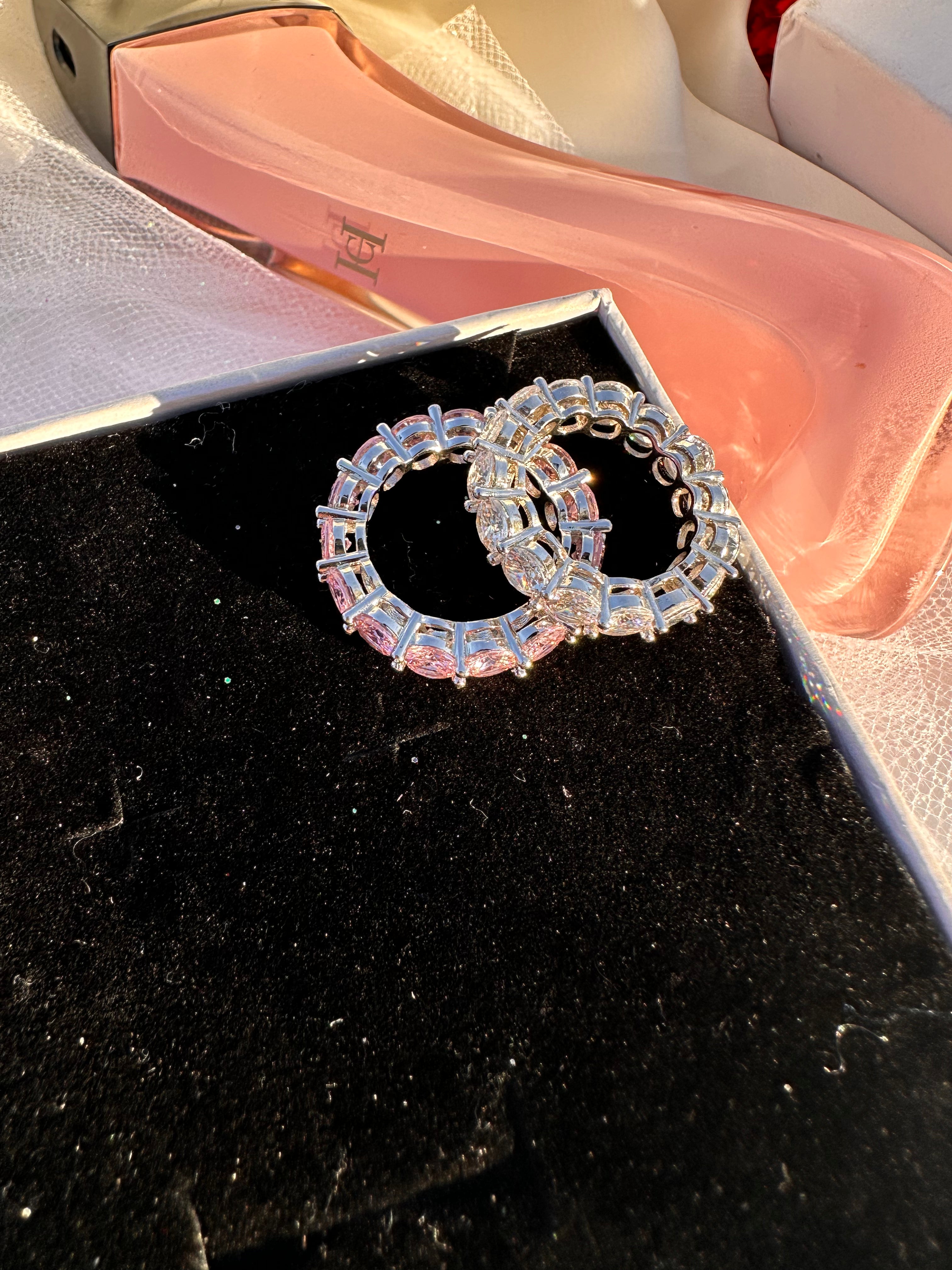 Eternity Round Cut Silver Band Ring