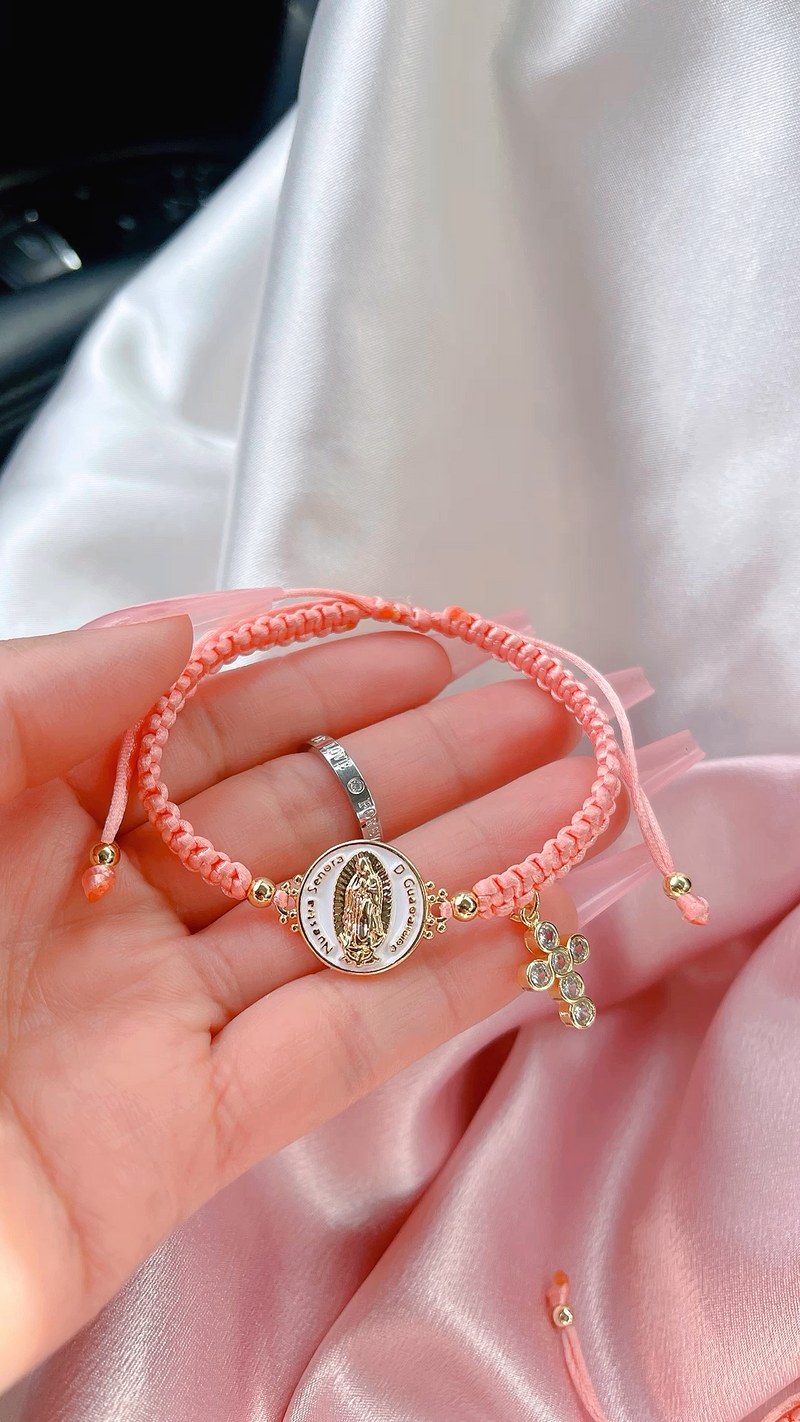 Pulsera Virgencita Mandarina