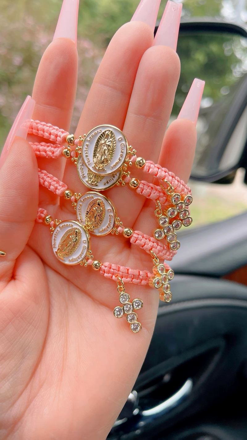 Tangerine Virgencita Bracelet