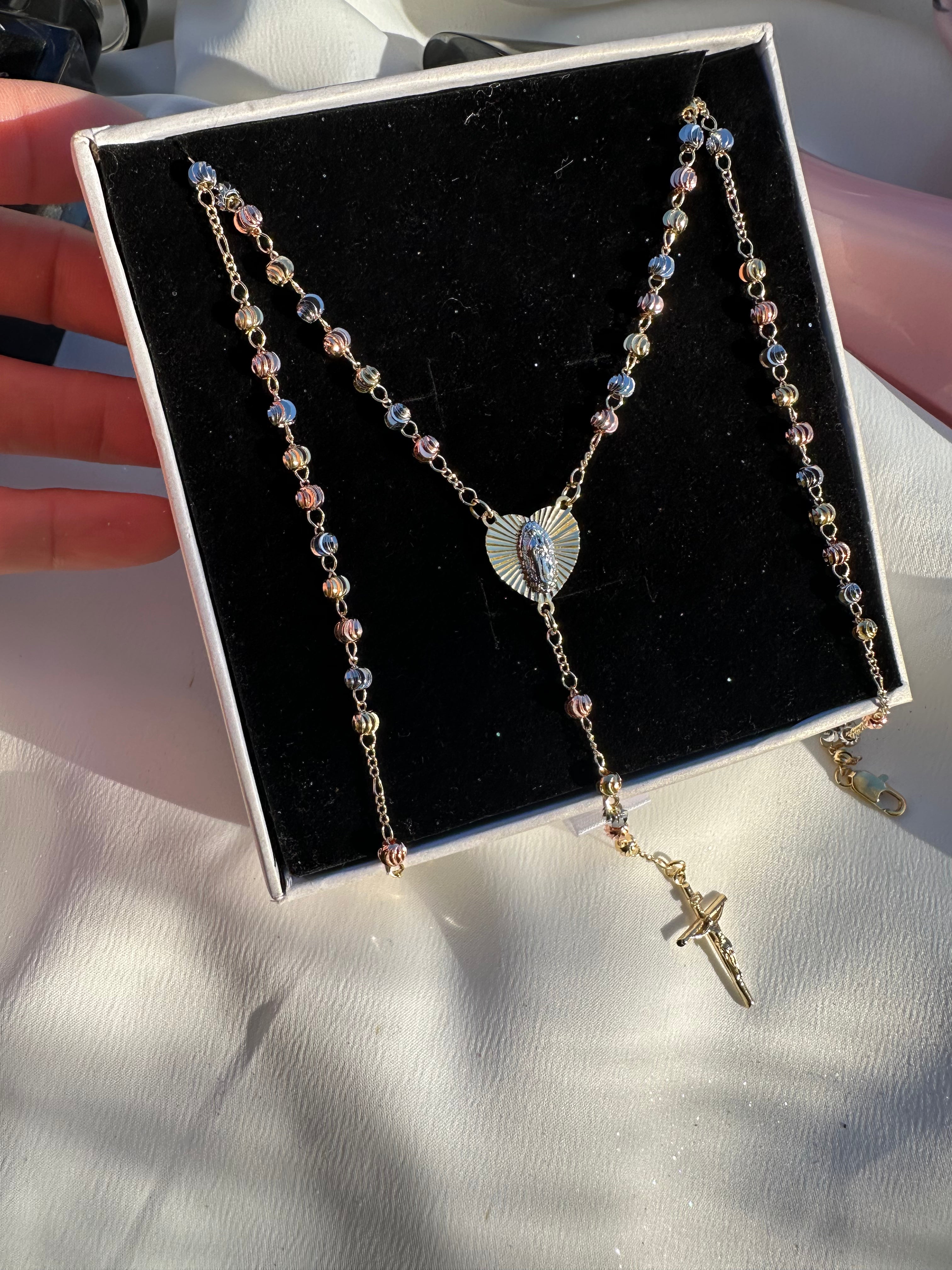 Tricolor Sacred Heart Rosario