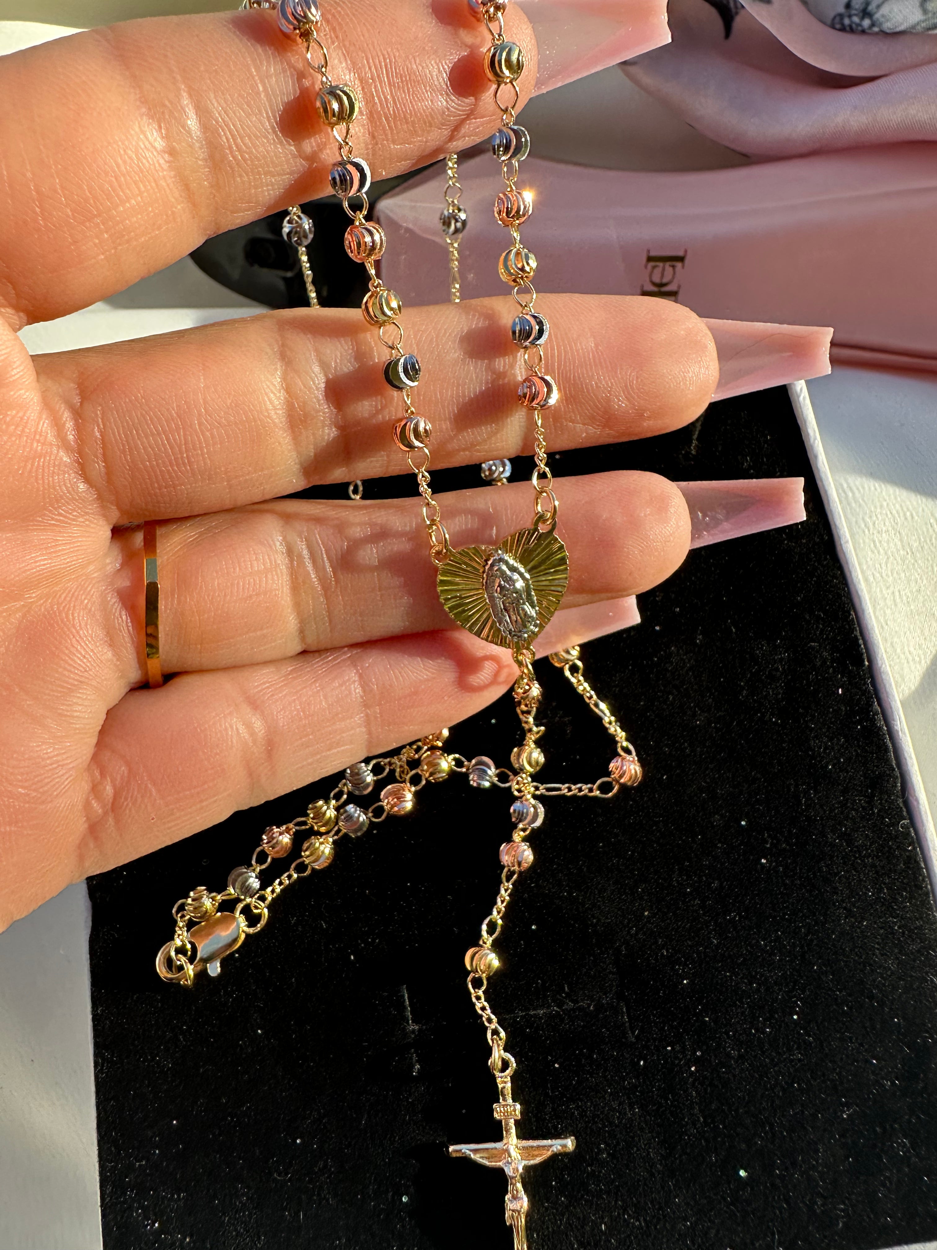 Tricolor Sacred Heart Rosario