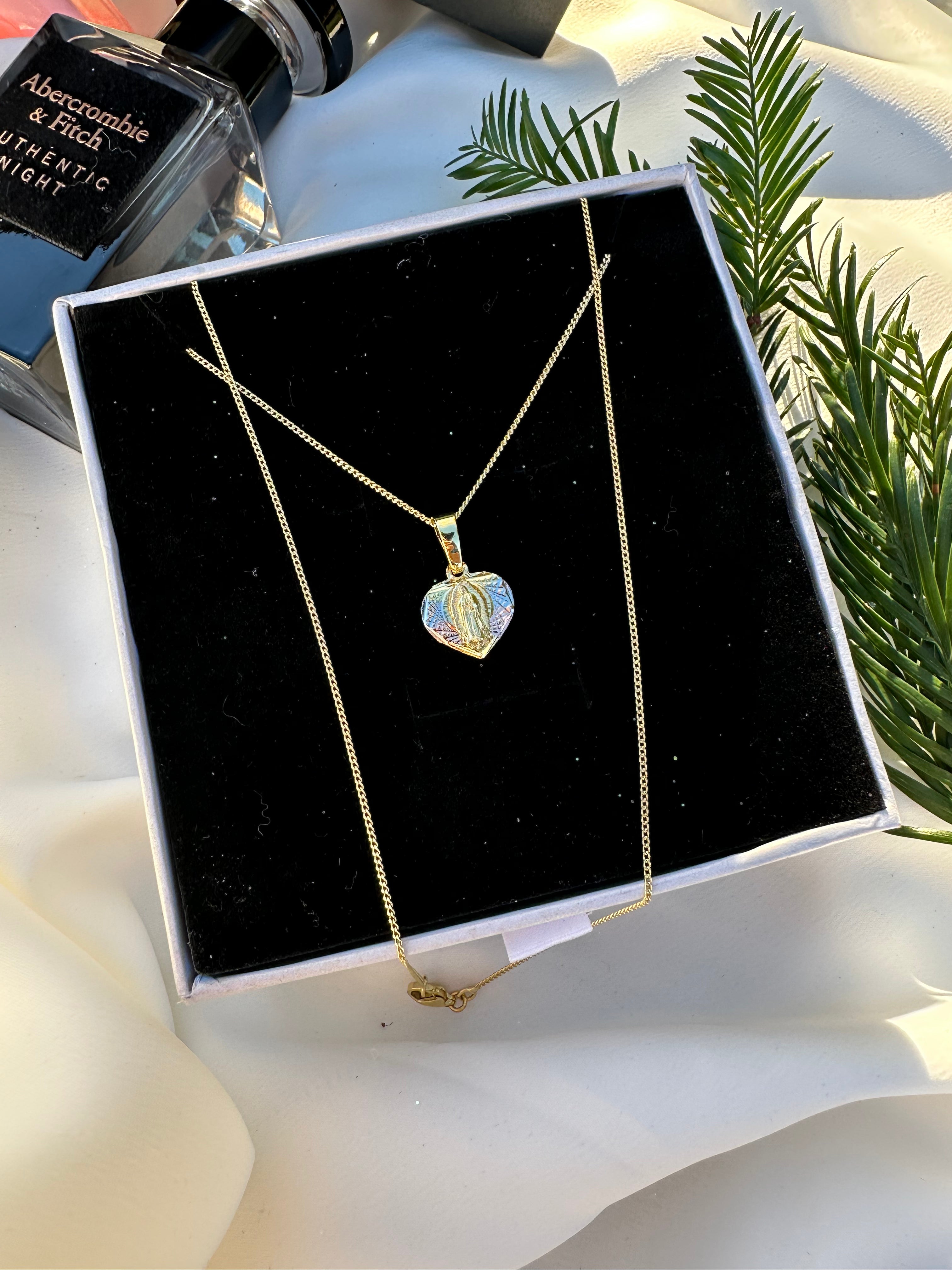 Virgin Mary Love Necklace