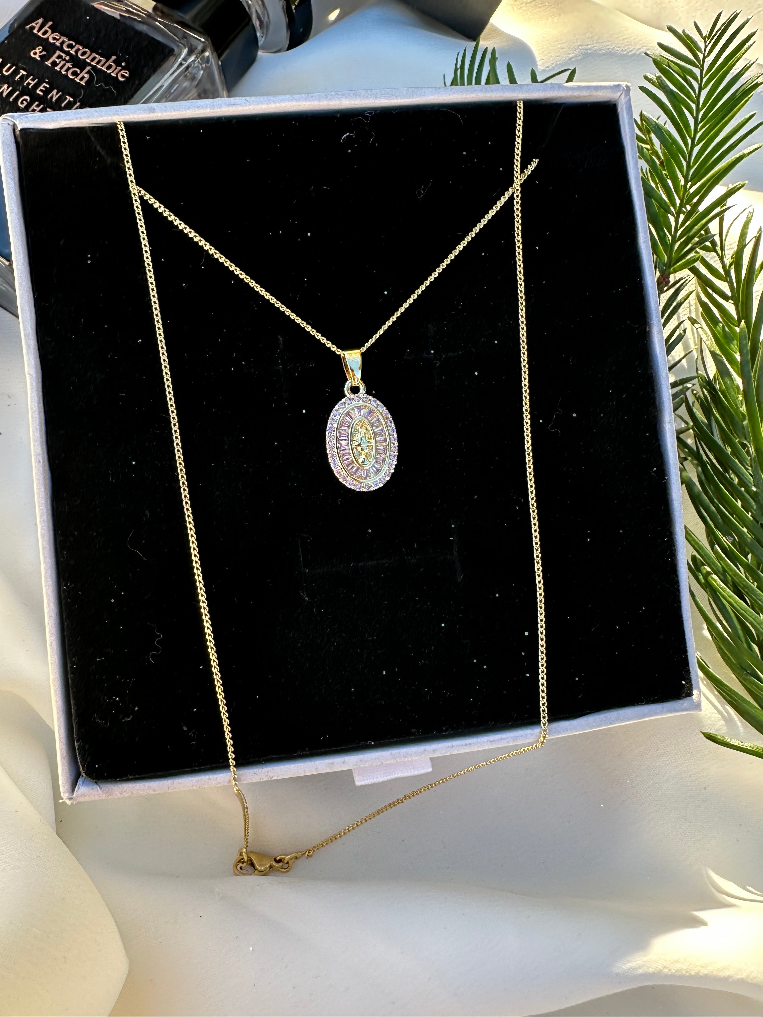 Blush Divine Heart Necklace