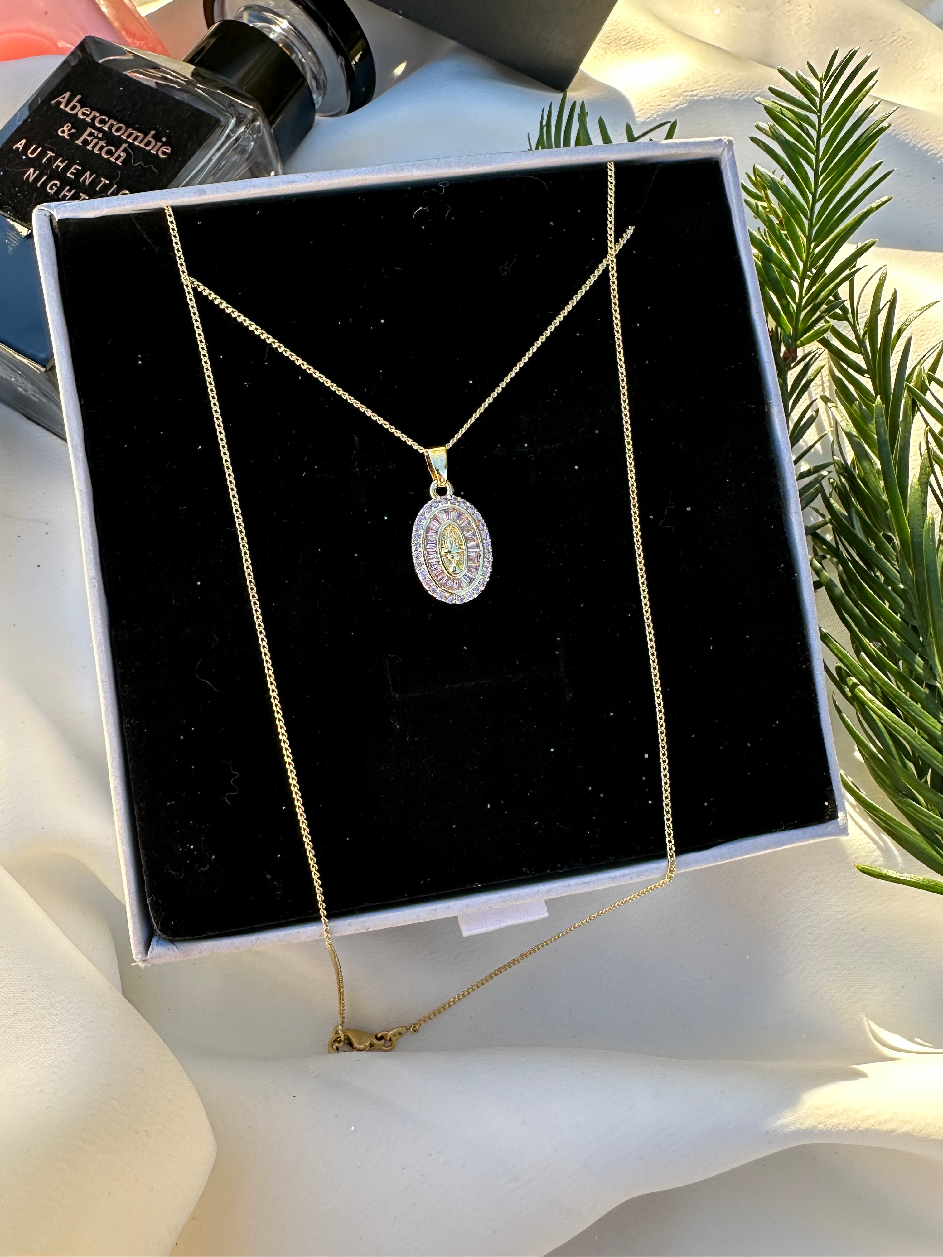 Blush Divine Heart Necklace