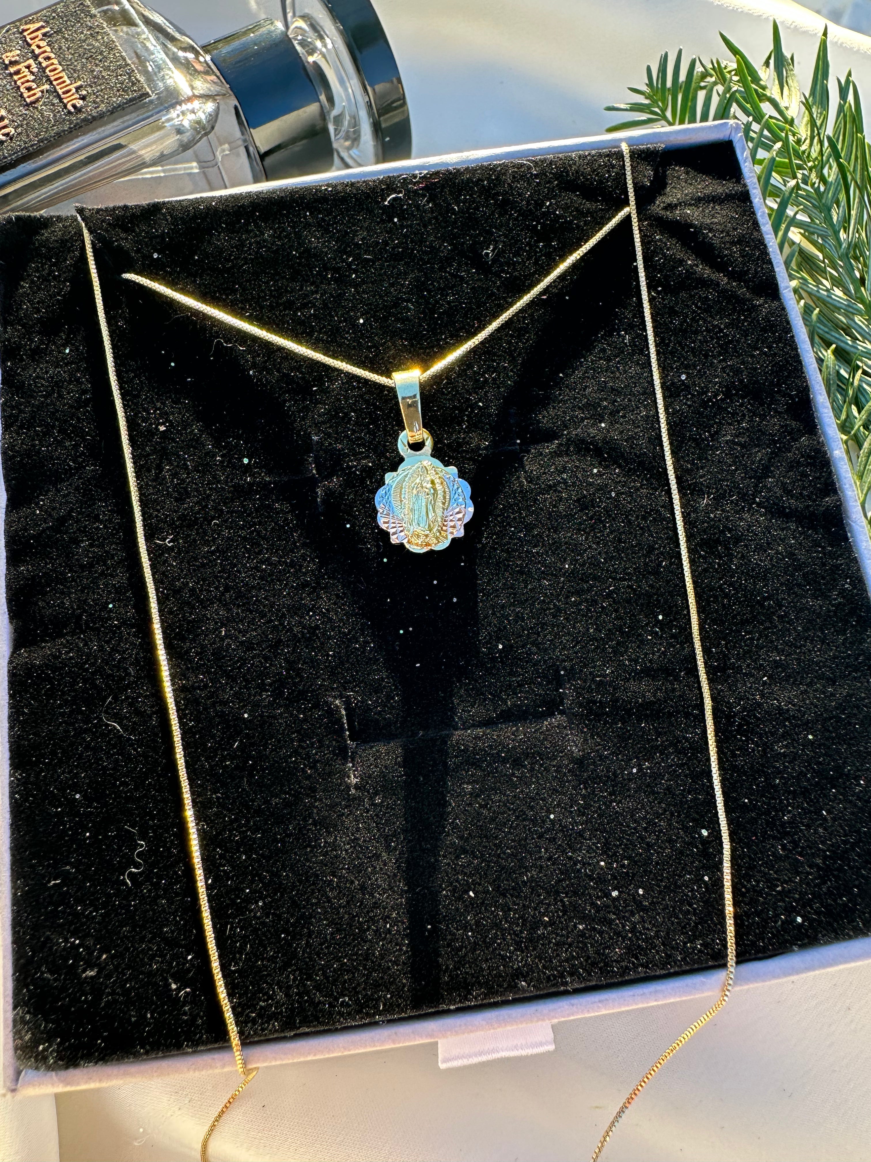 Celestial Virgin Mary Necklace