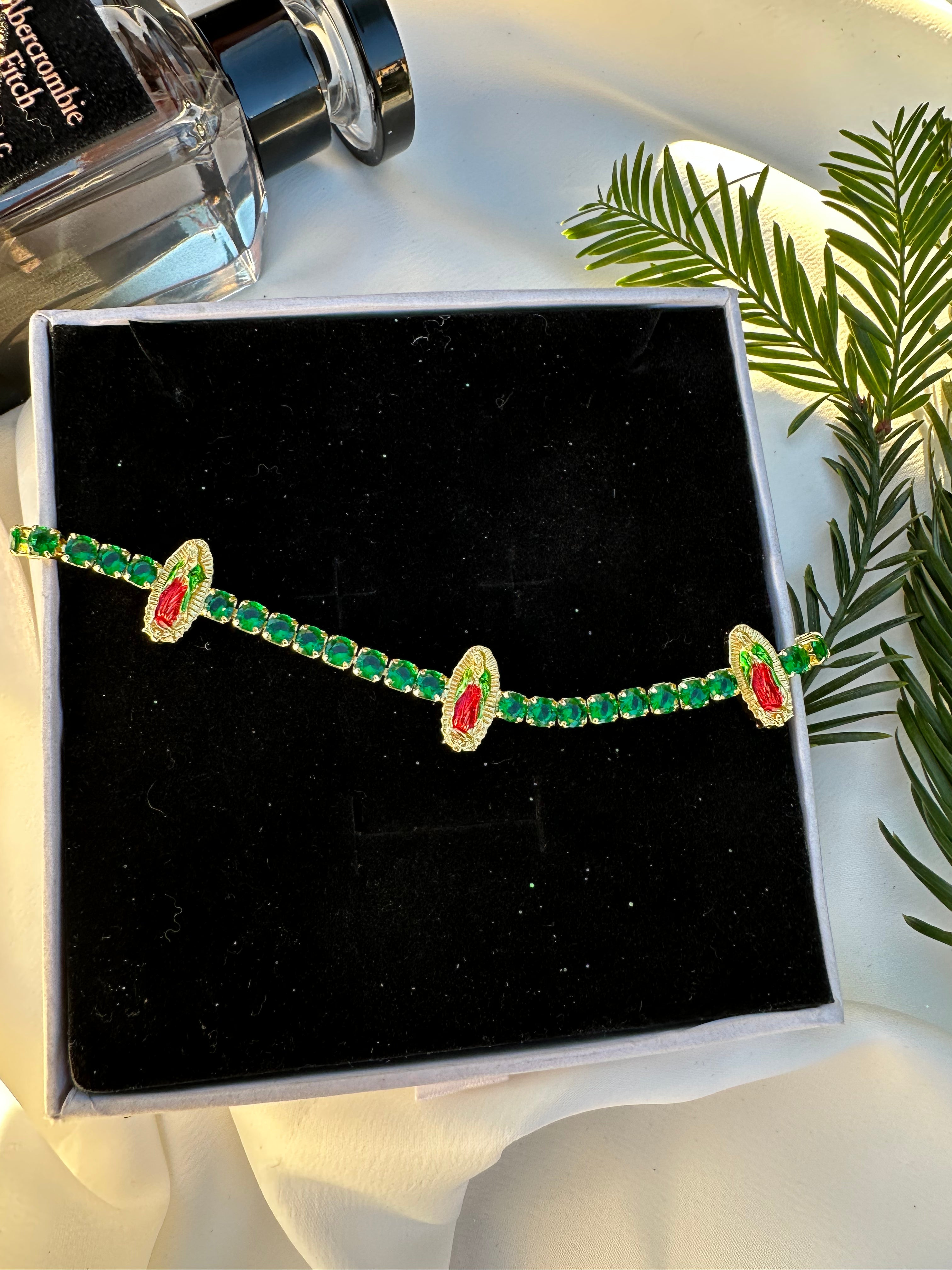 Virgen de Guadalupe Tennis Bracelet