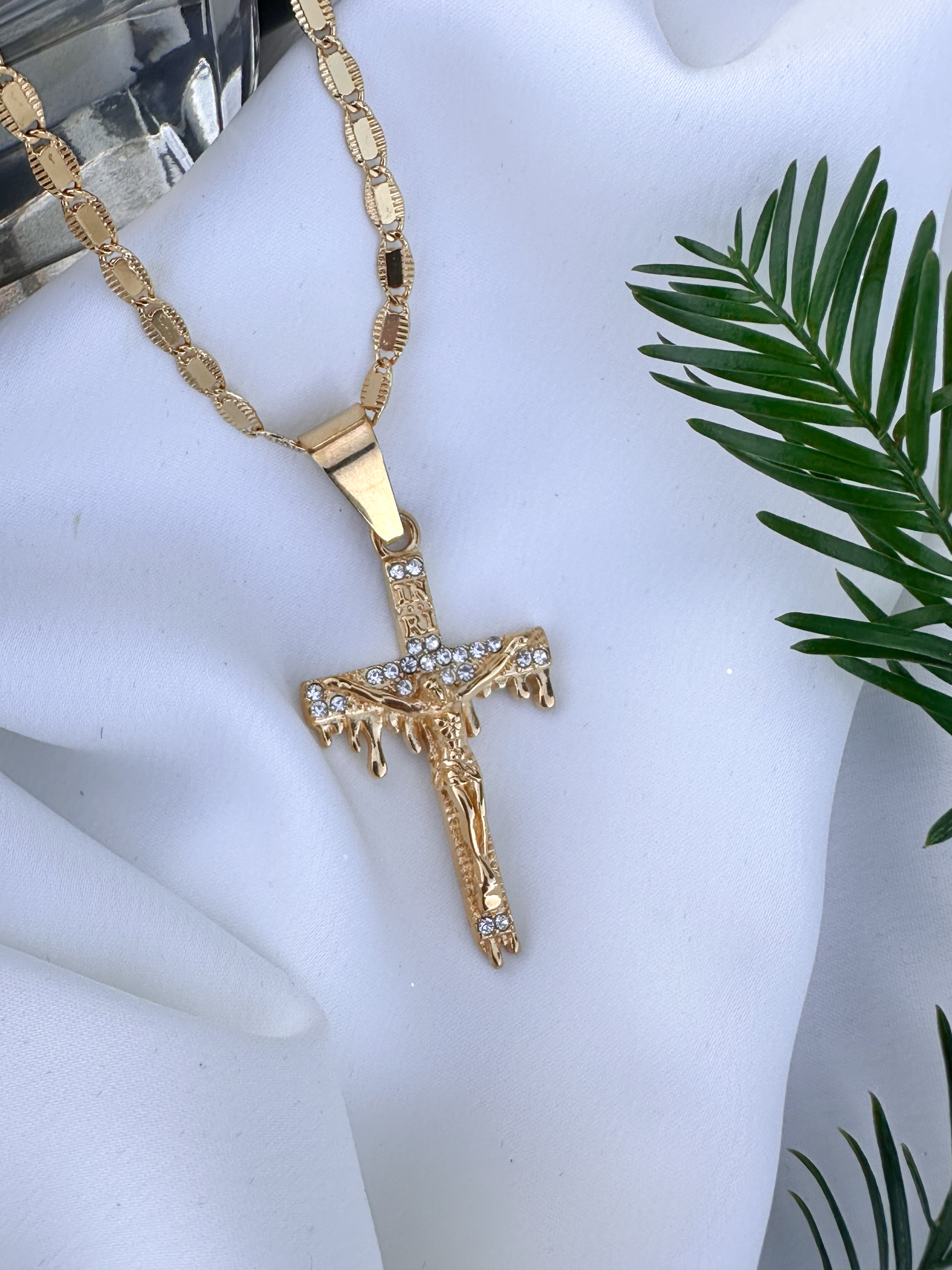 Faith in Motion Cross Necklace